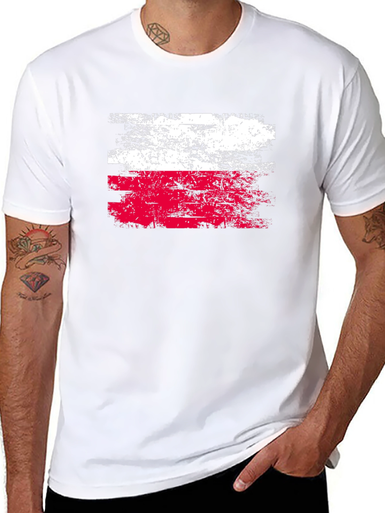 Poland Flag Graphic T-Shirt