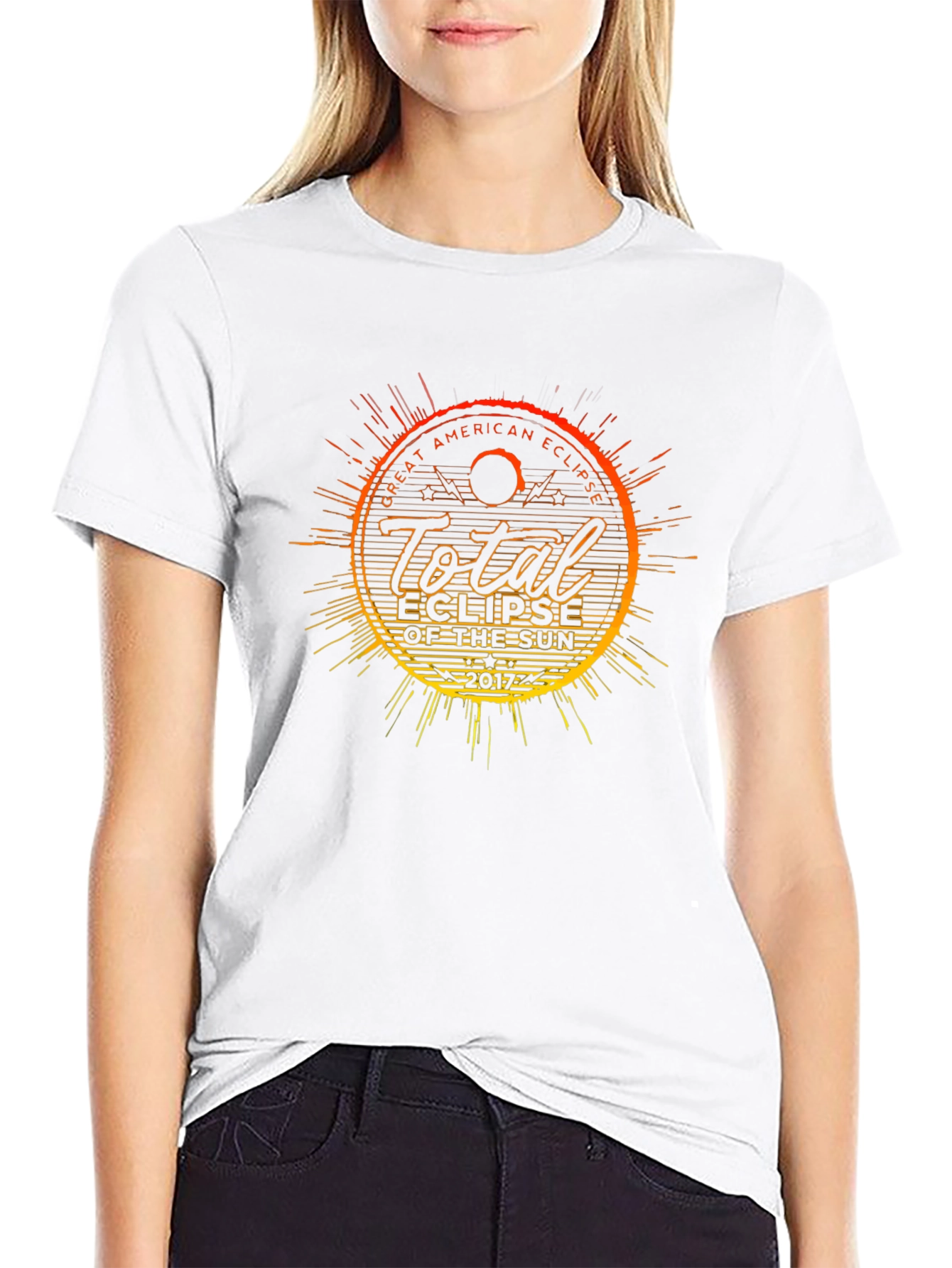 Total Eclipse 2017 Black T-Shirt