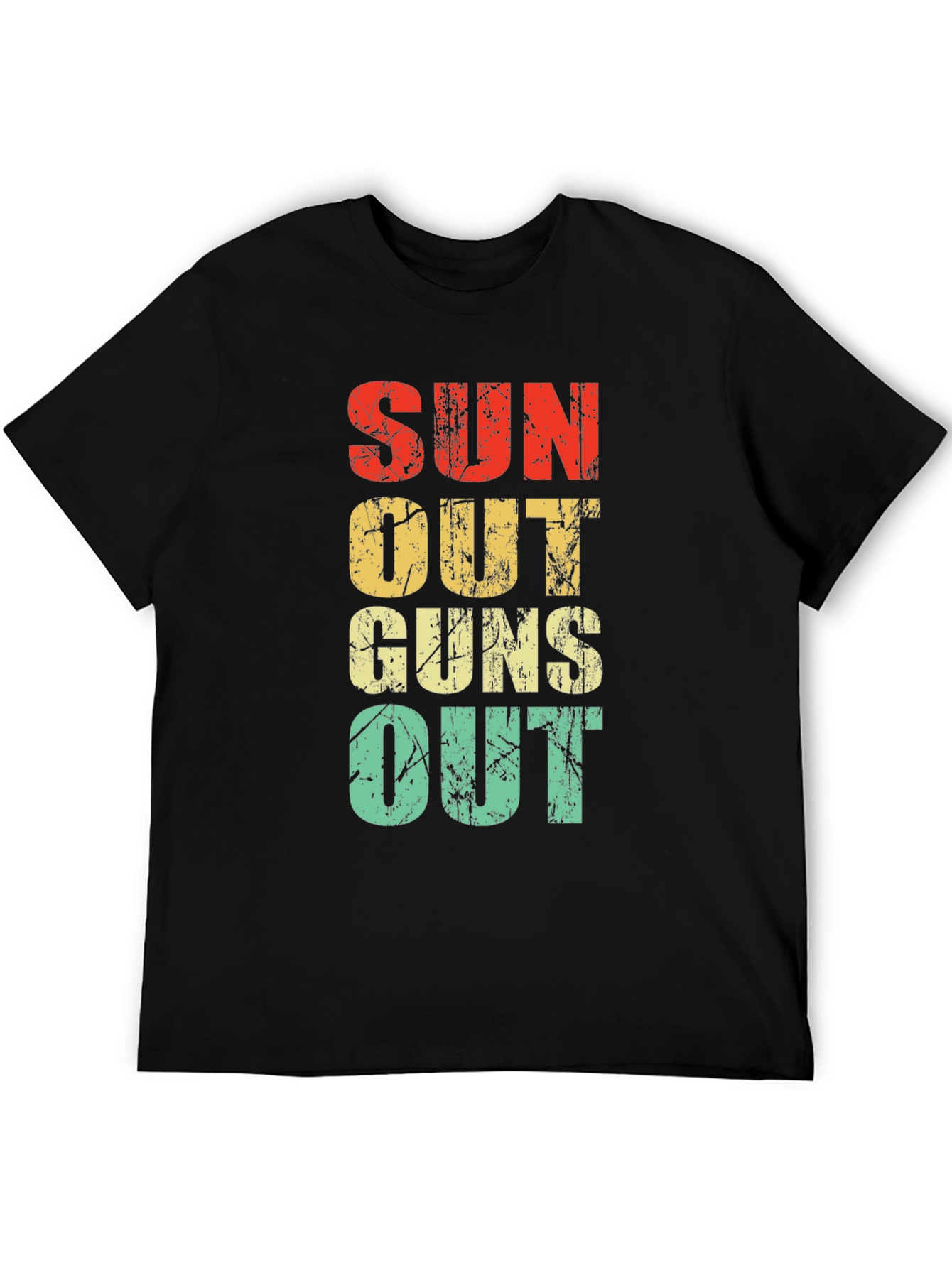 Suns Out Guns Out Retro Graphic Tee