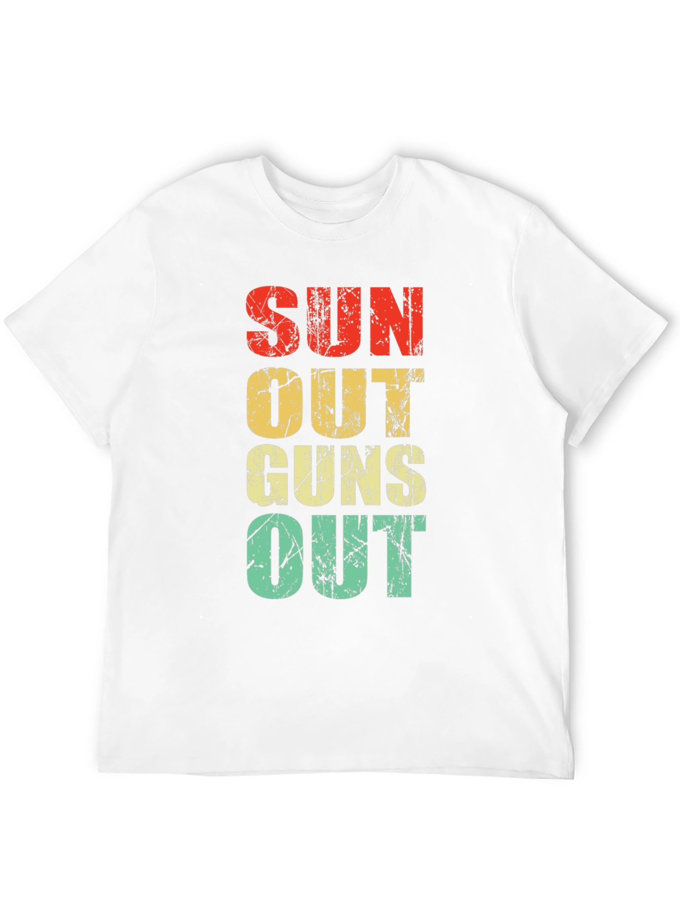 Suns Out Guns Out Retro Graphic Tee
