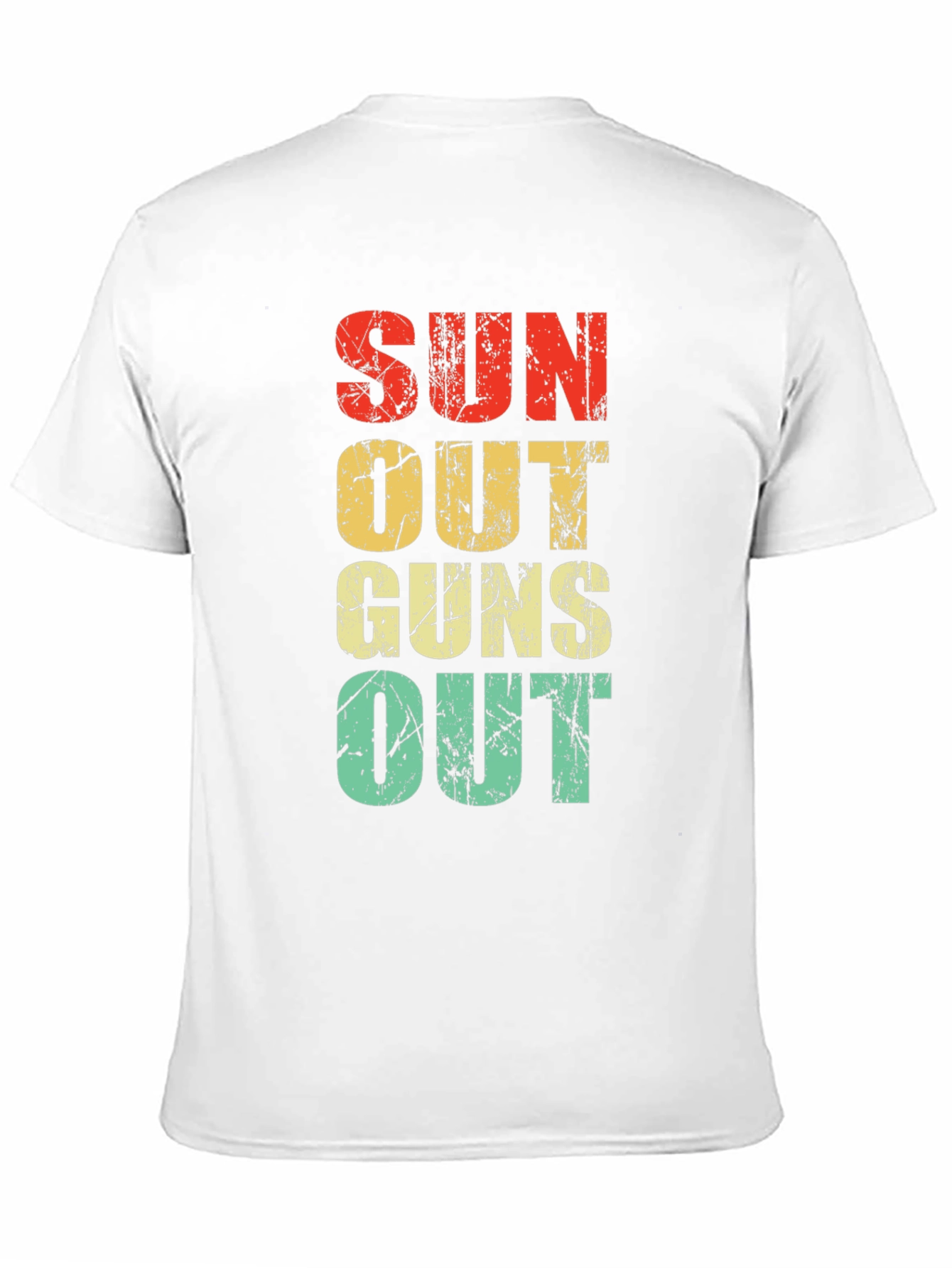 Suns Out Guns Out Retro Graphic Tee