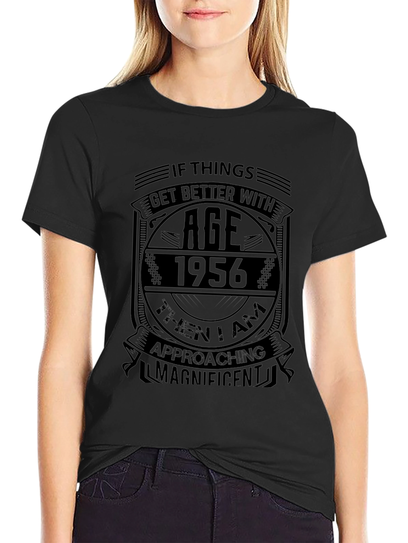 1956 Birthday T-Shirt: Aged to Magnificent Perfection