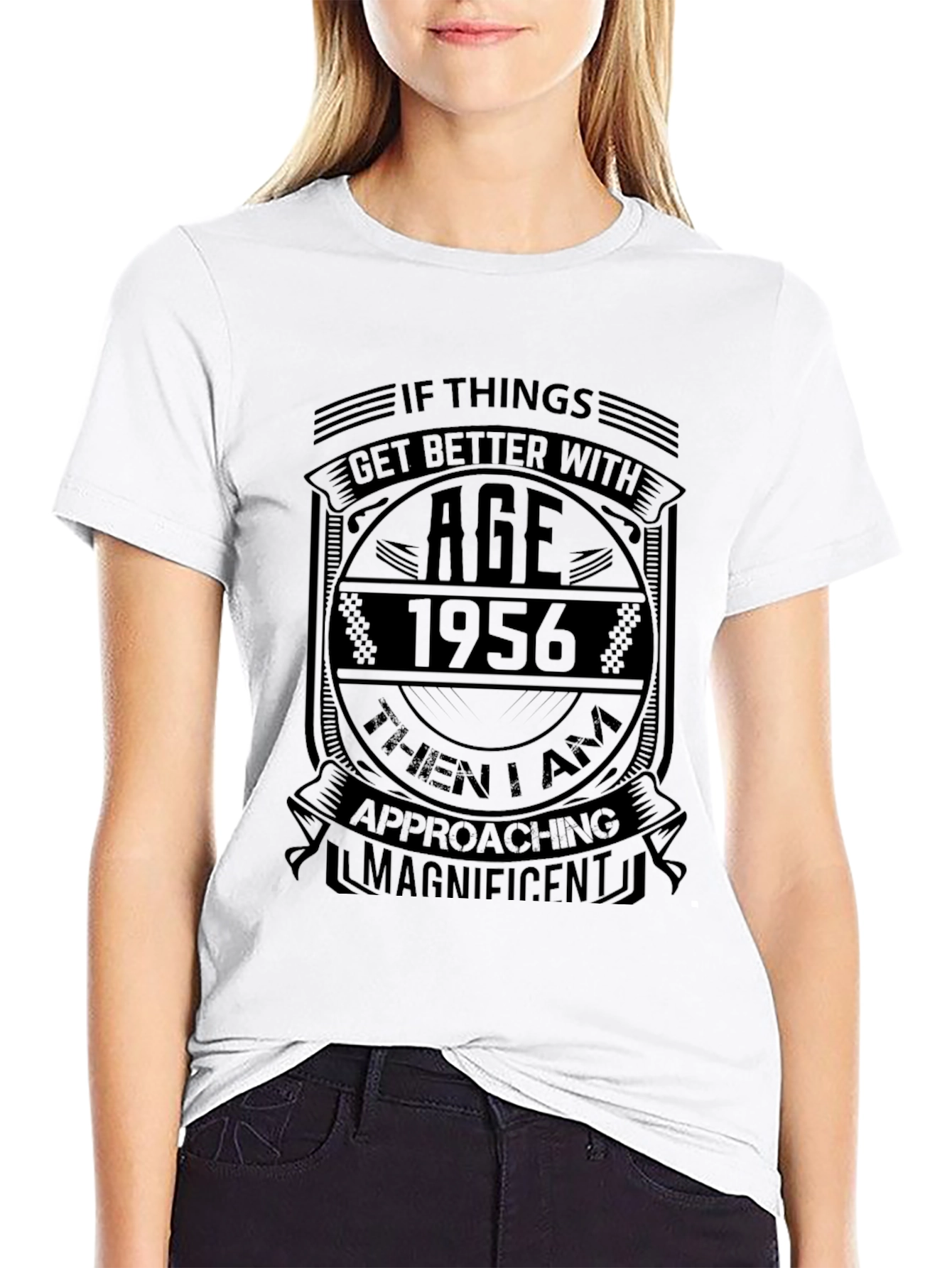 1956 Birthday T-Shirt: Aged to Magnificent Perfection