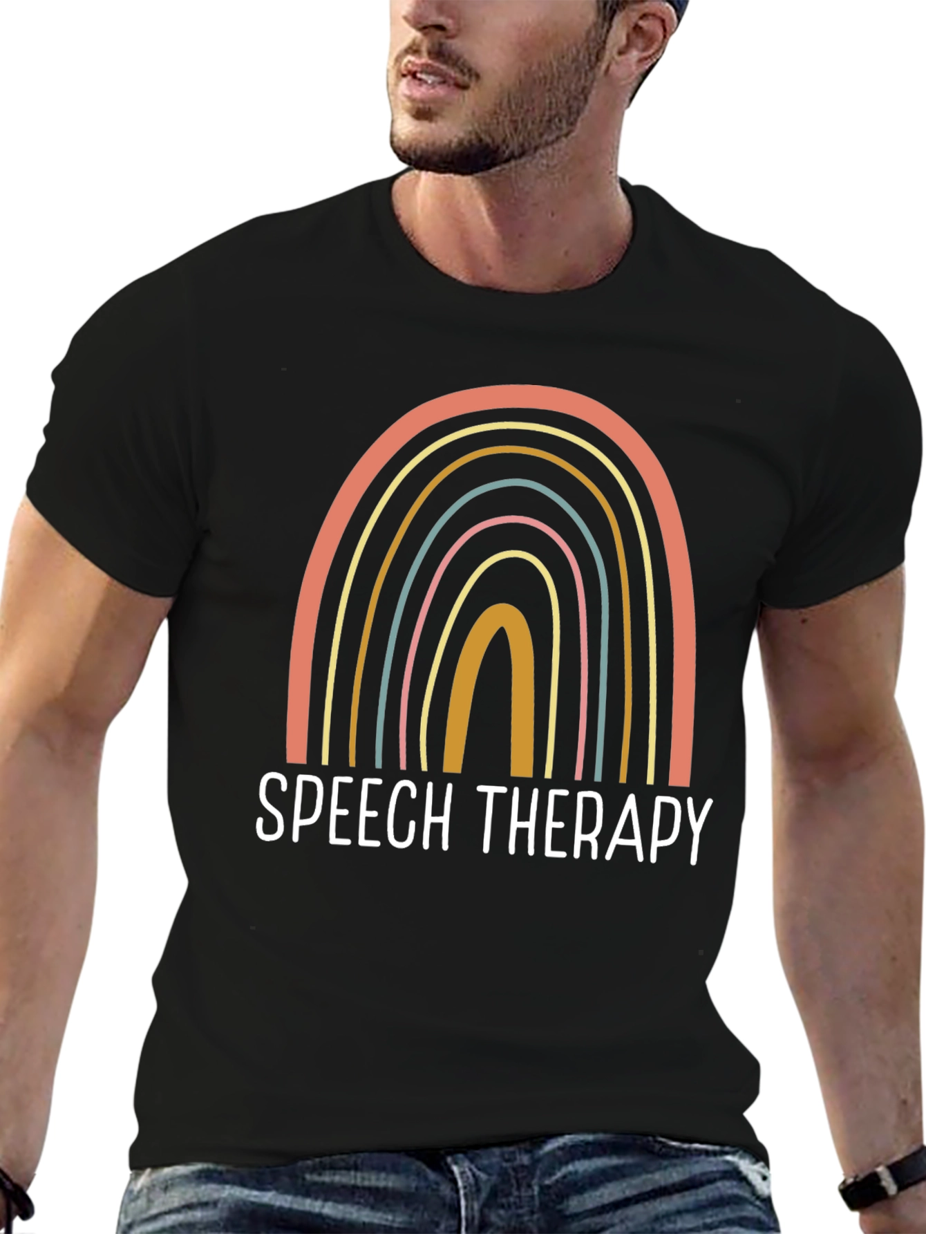 Speech Therapy Rainbow T-Shirt