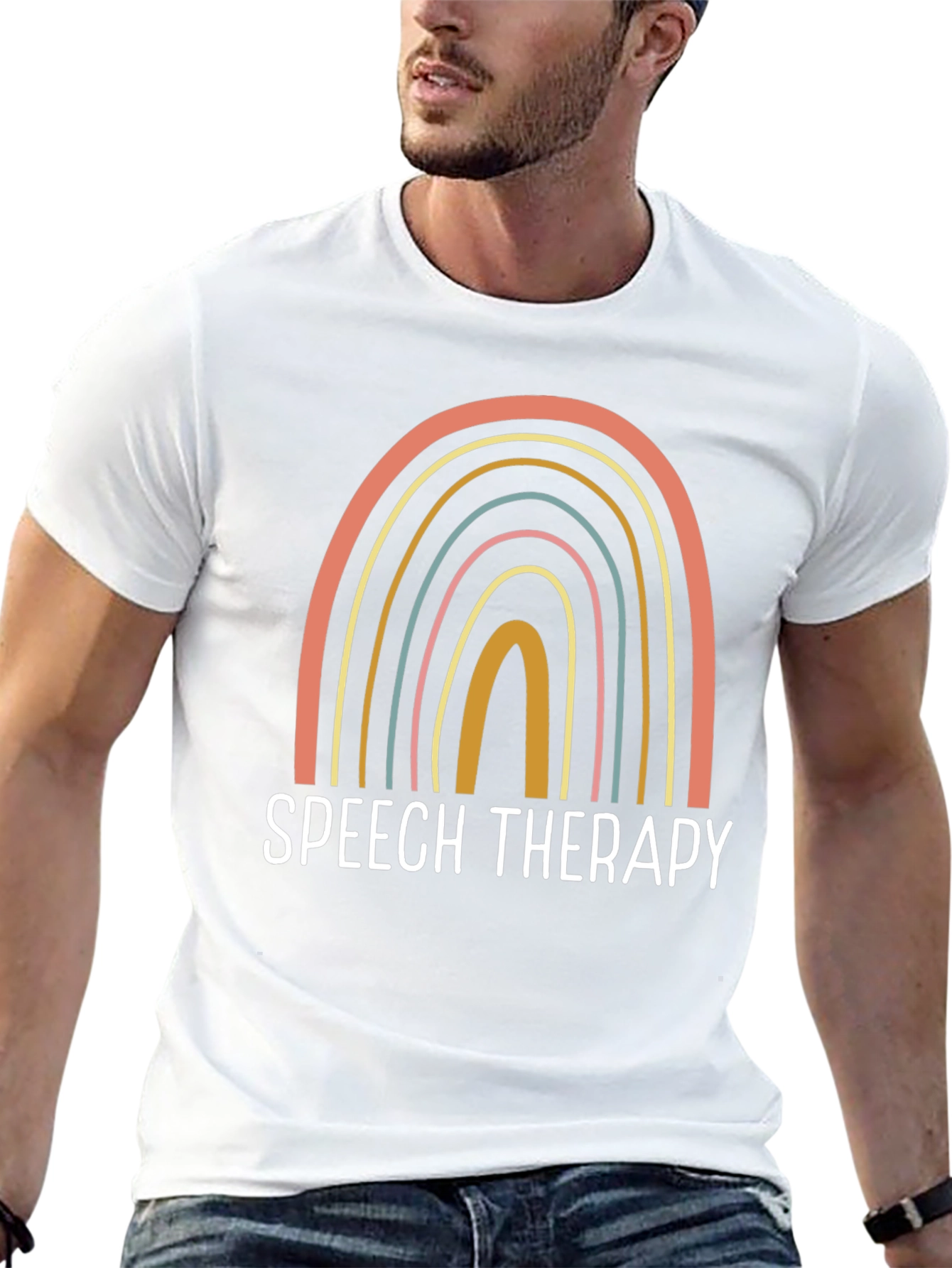 Speech Therapy Rainbow T-Shirt