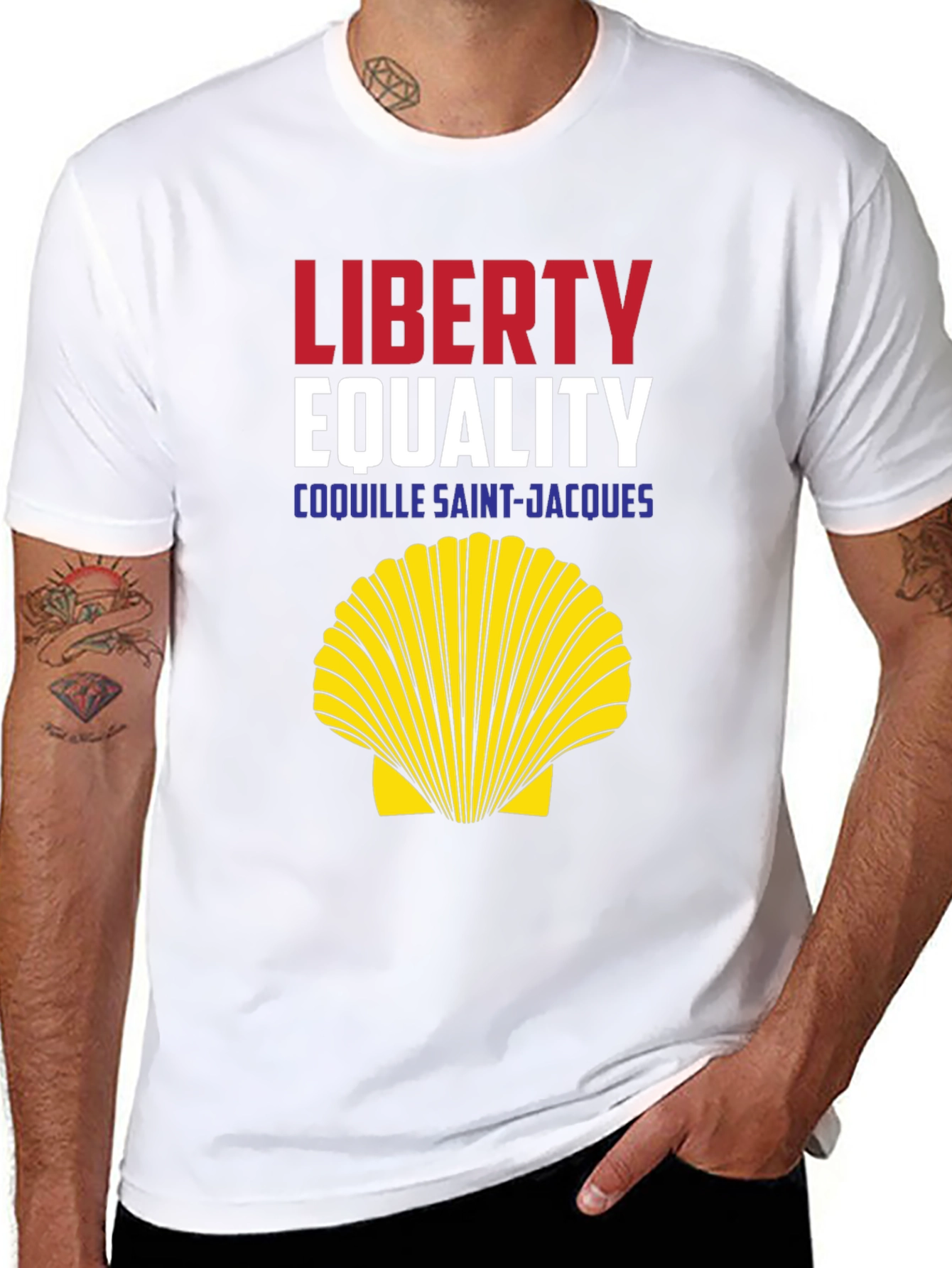 French Revolution T-Shirt - Liberty Equality Coquille Saint-Jacques