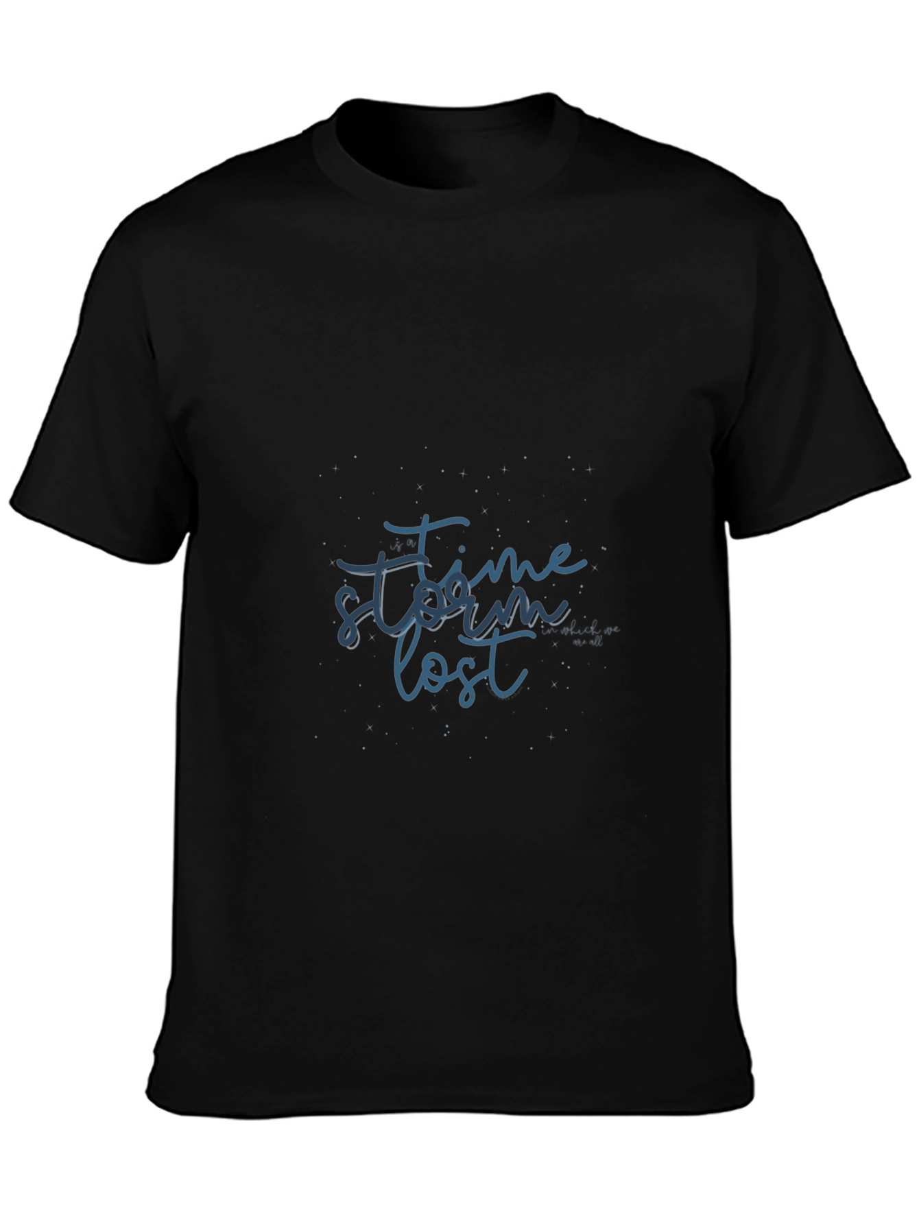 Time Storm Lost Black T-Shirt