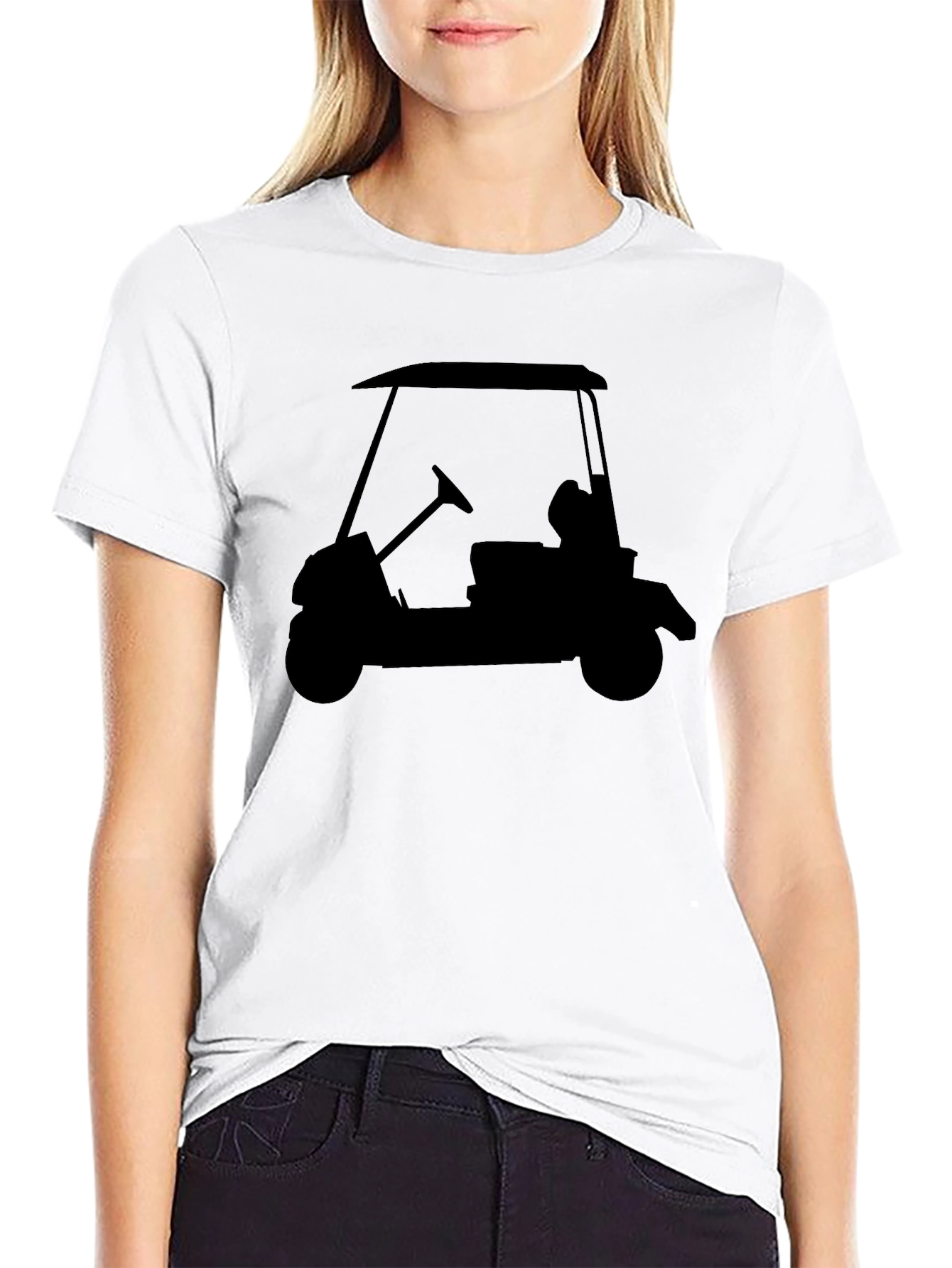 Golf Cart Silhouette T-Shirt - Classic Tee