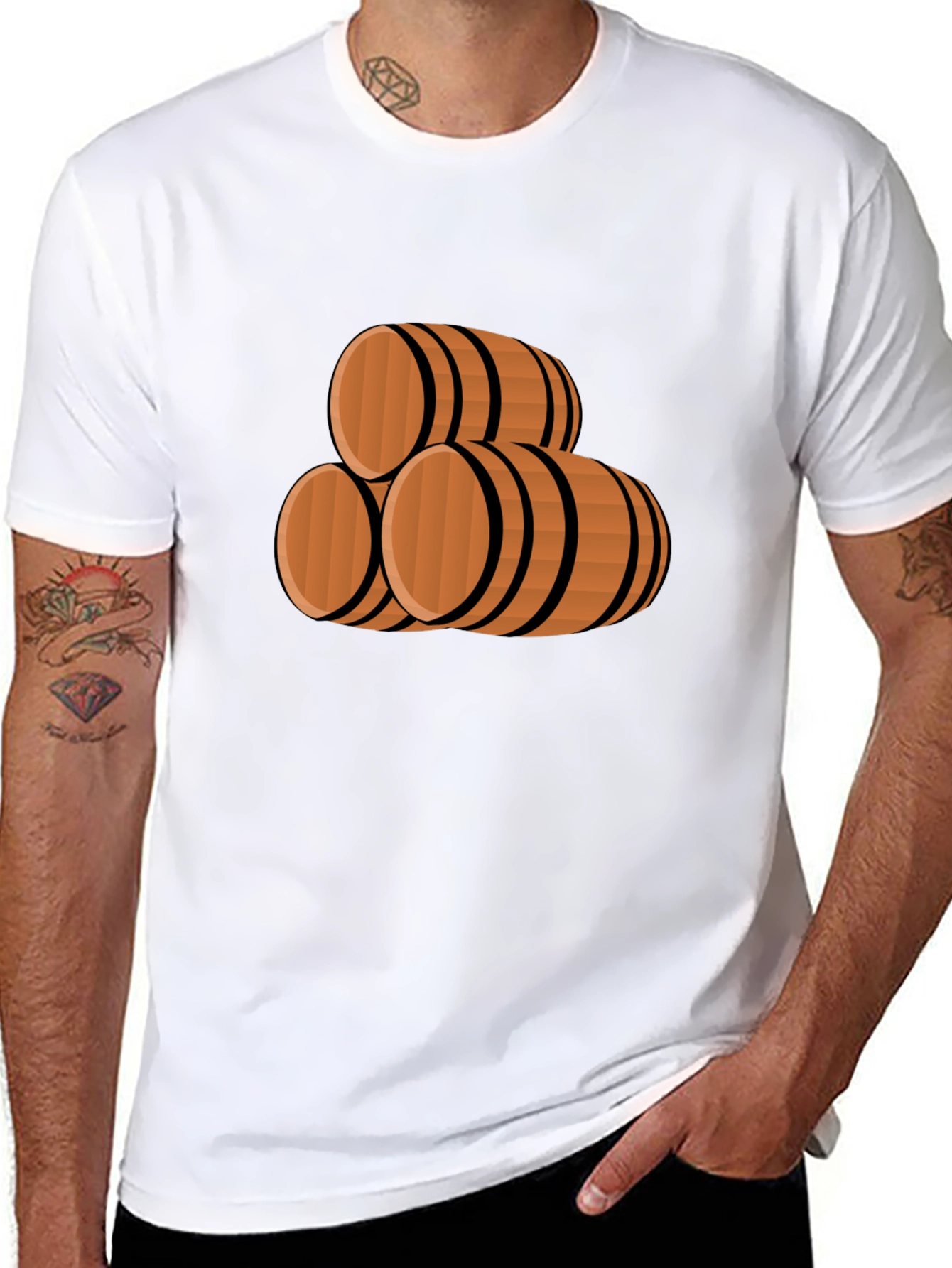 Stack of Barrels Graphic Tee