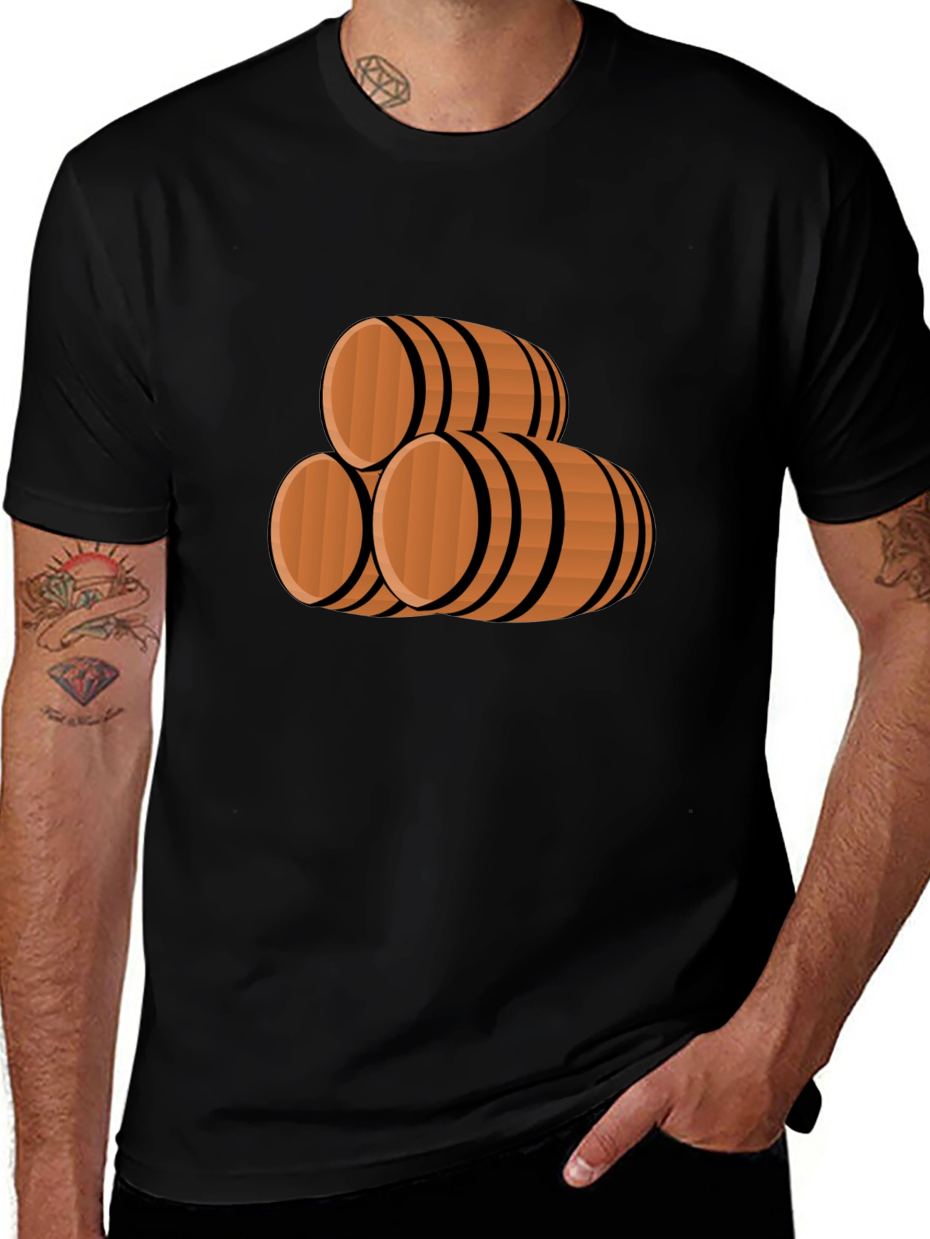 Stack of Barrels Graphic Tee