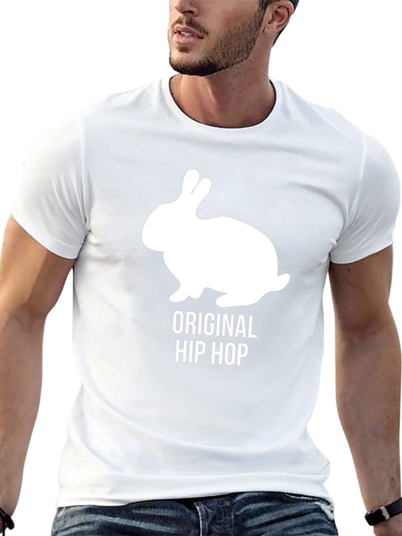 Original Hip Hop Rabbit Graphic Tee