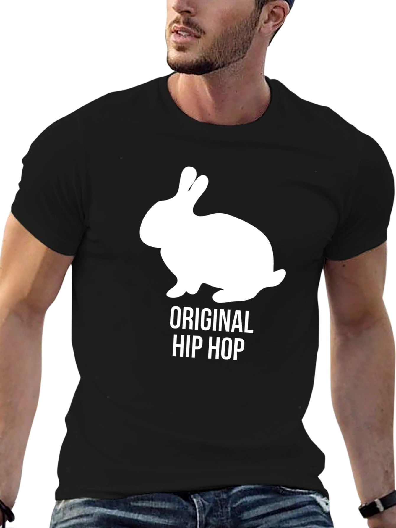 Original Hip Hop Rabbit Graphic Tee