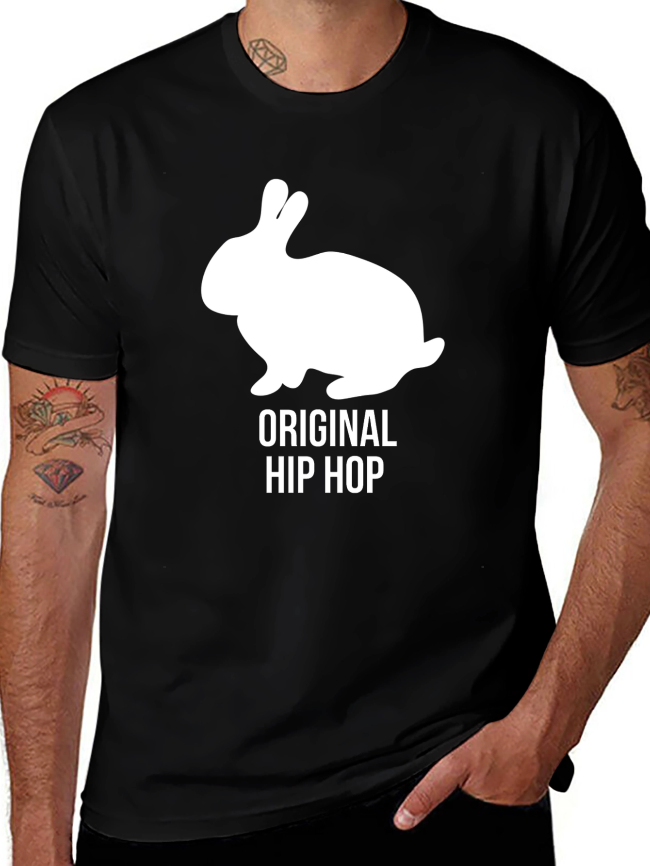 Original Hip Hop Rabbit Graphic Tee