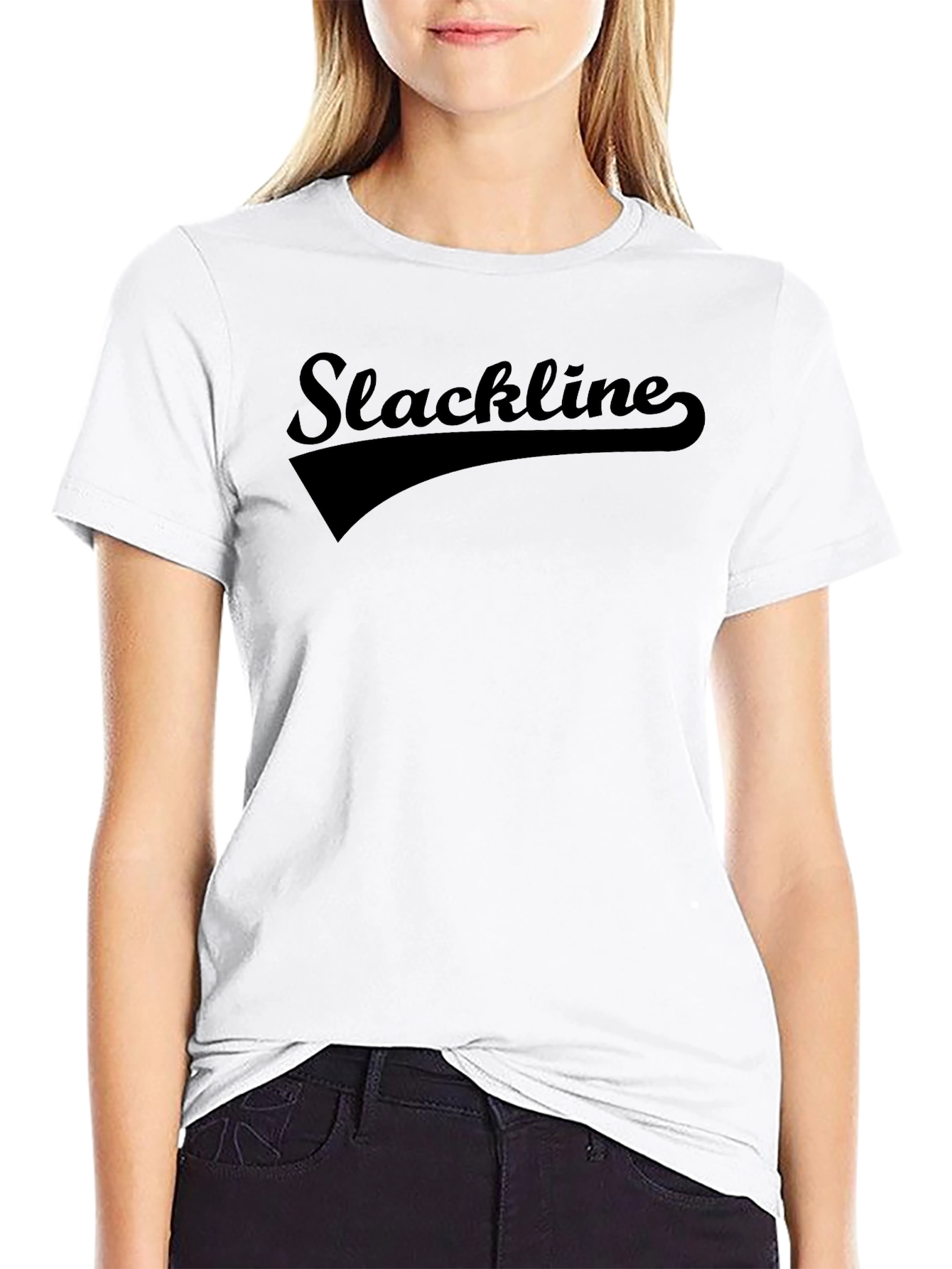 Slackline Graphic Tee - Retro Style Mens T-Shirt