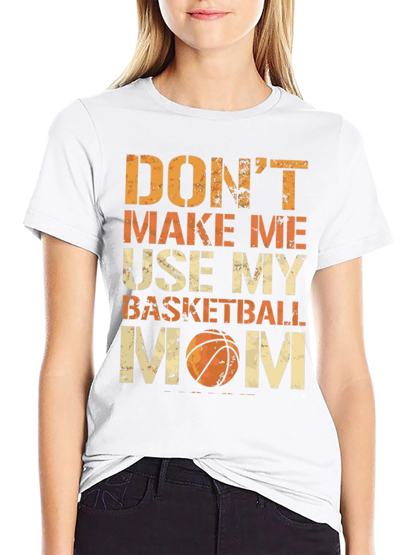 Dont Make Me Use My Basketball Mom Graphic Tee