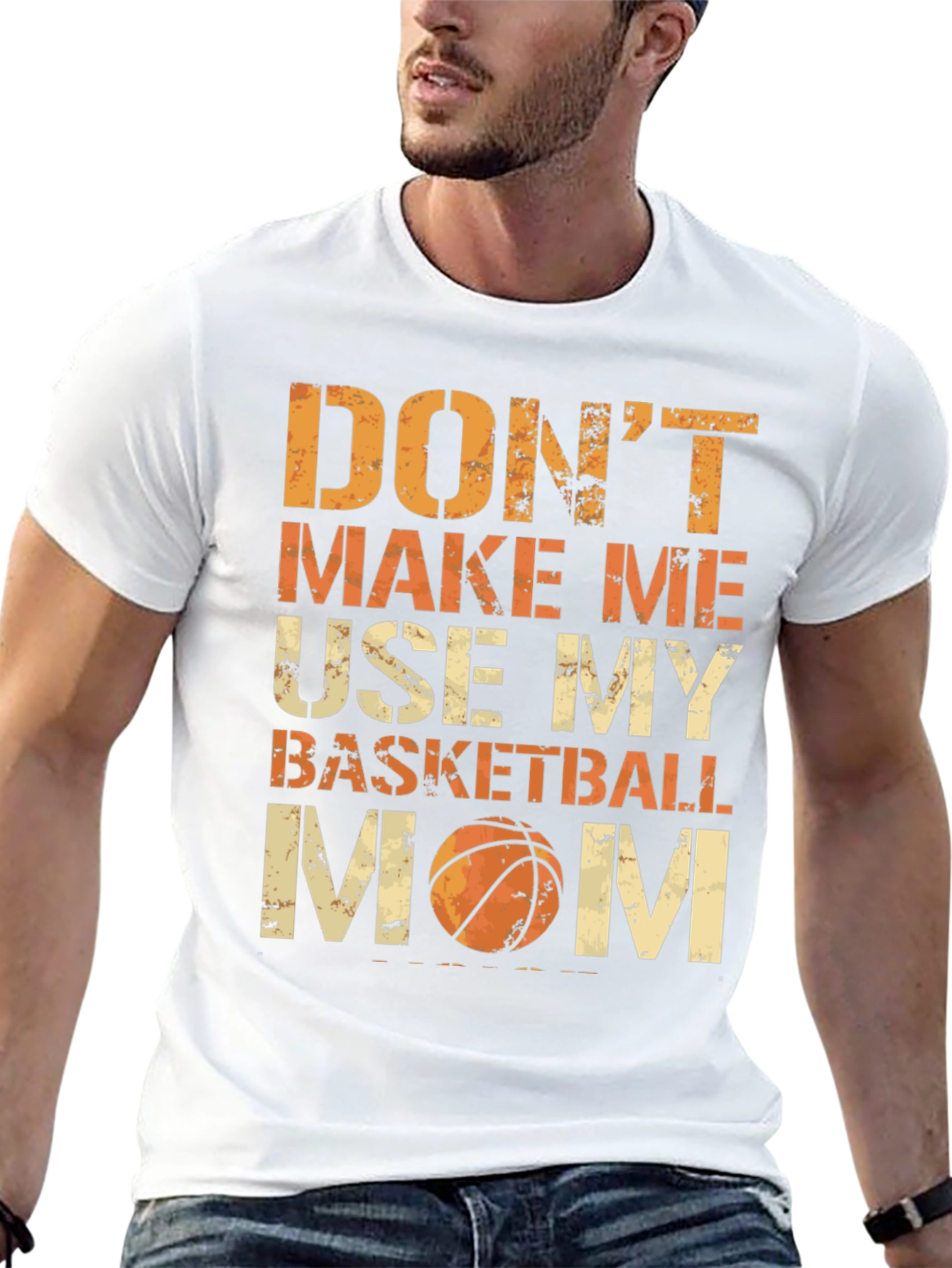 Dont Make Me Use My Basketball Mom Graphic Tee
