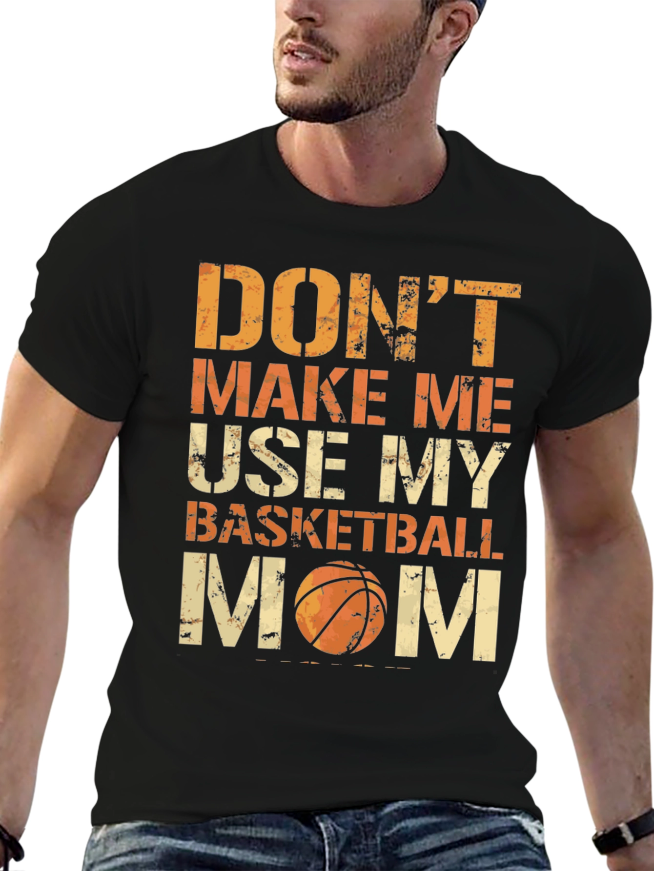 Dont Make Me Use My Basketball Mom Graphic Tee