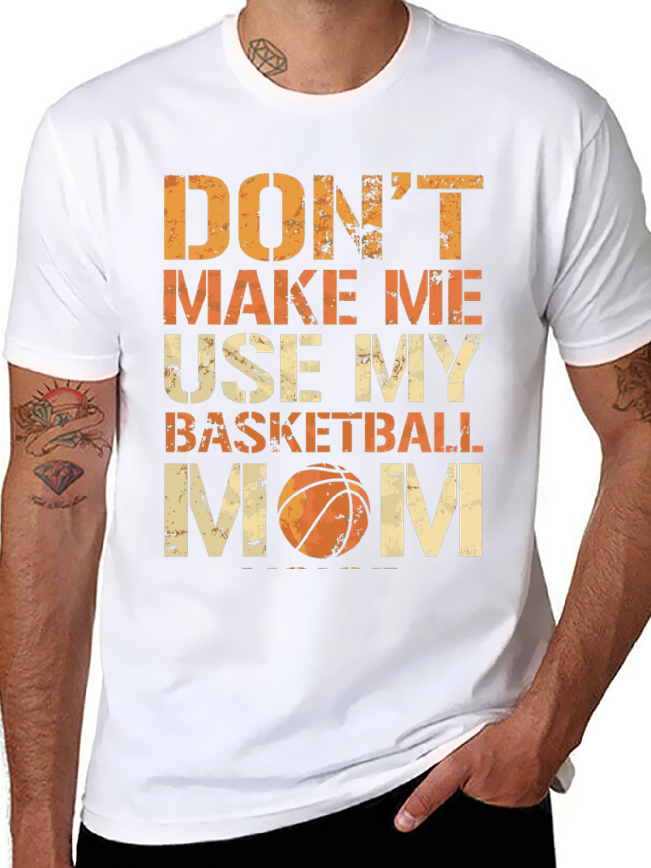 Dont Make Me Use My Basketball Mom Graphic Tee