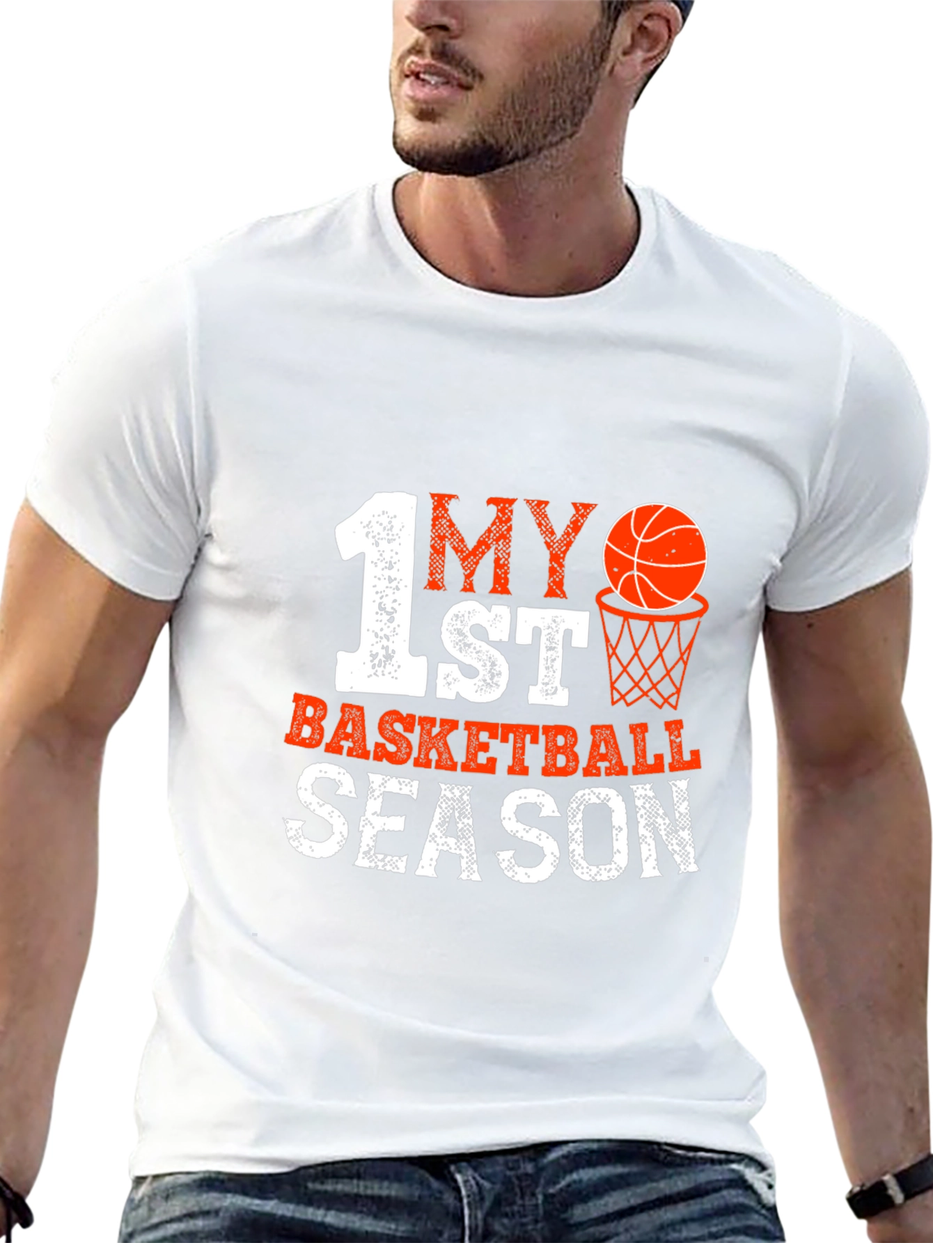 My 1st Basketball Season Black T-Shirt
