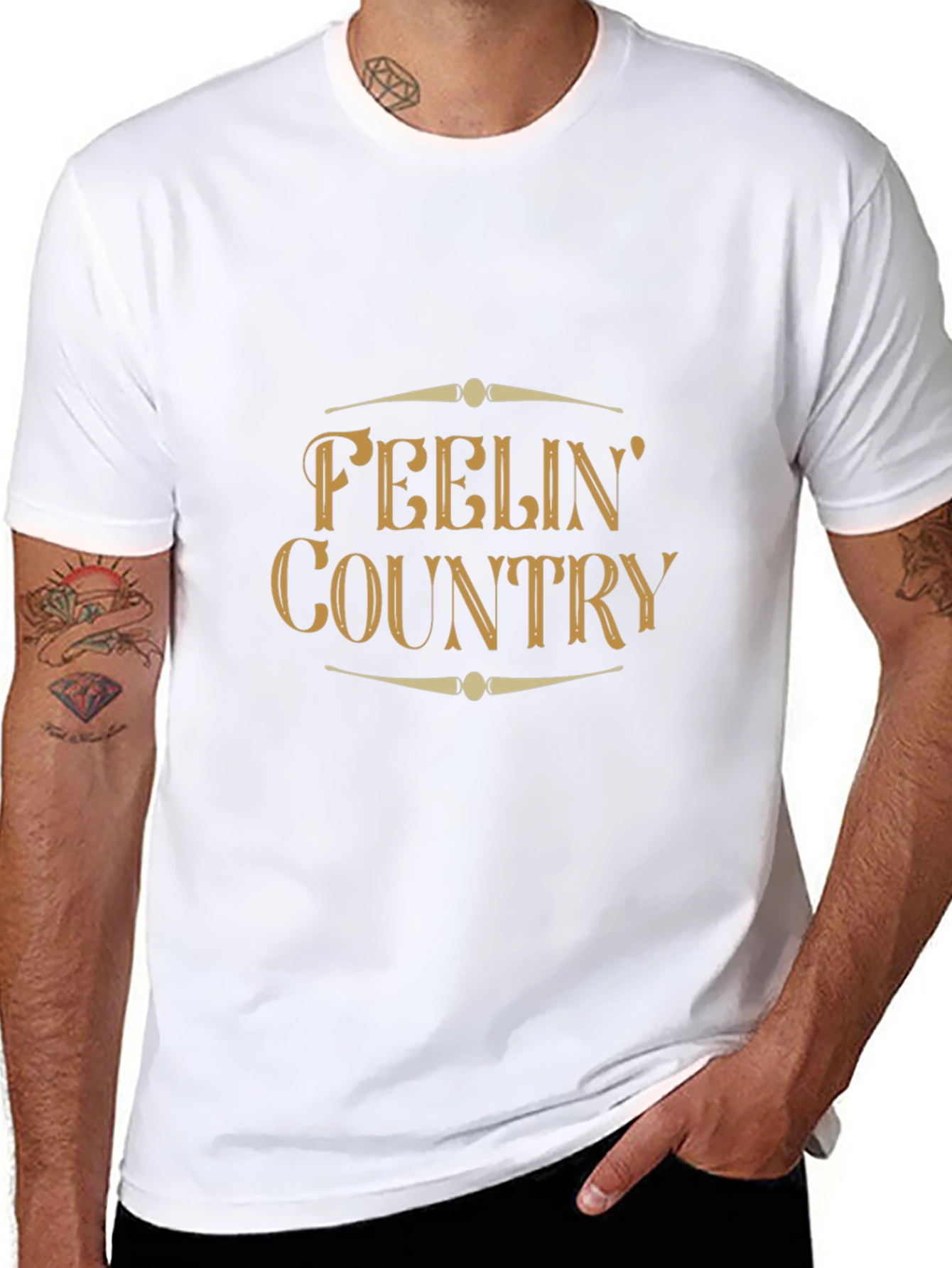 Feelin Country Graphic Tee - Stylish Comfort