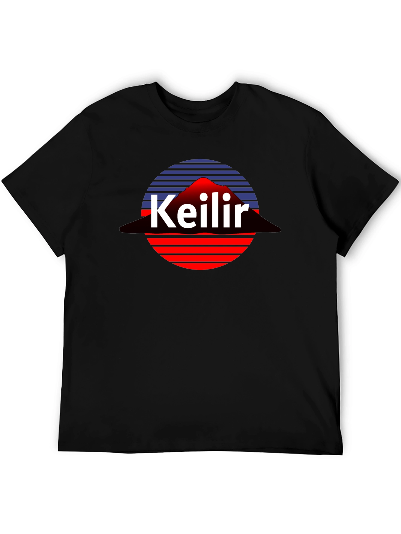 Keilir Retro Tee - Icelandic Mountain Graphic T-Shirt