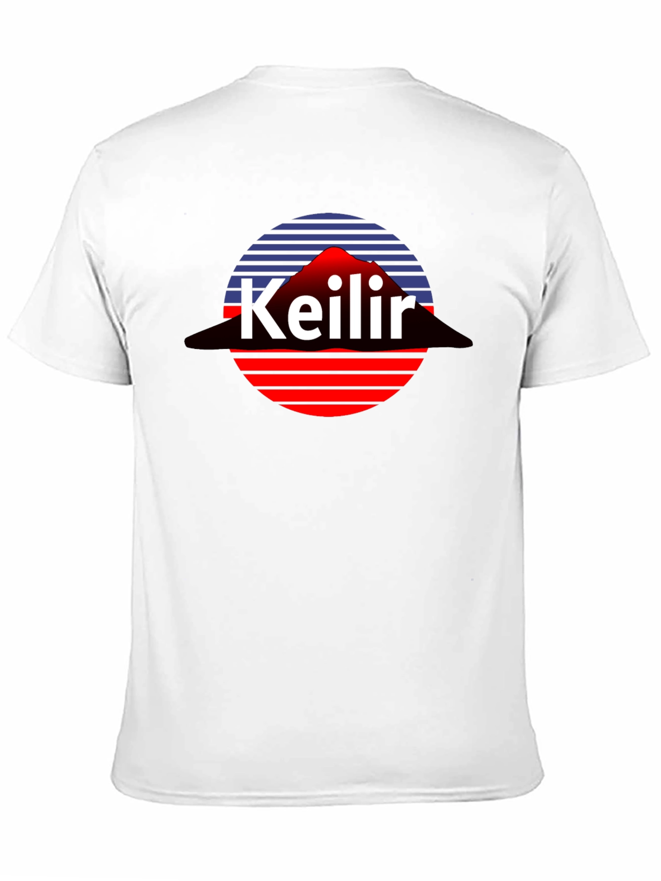 Keilir Retro Tee - Icelandic Mountain Graphic T-Shirt
