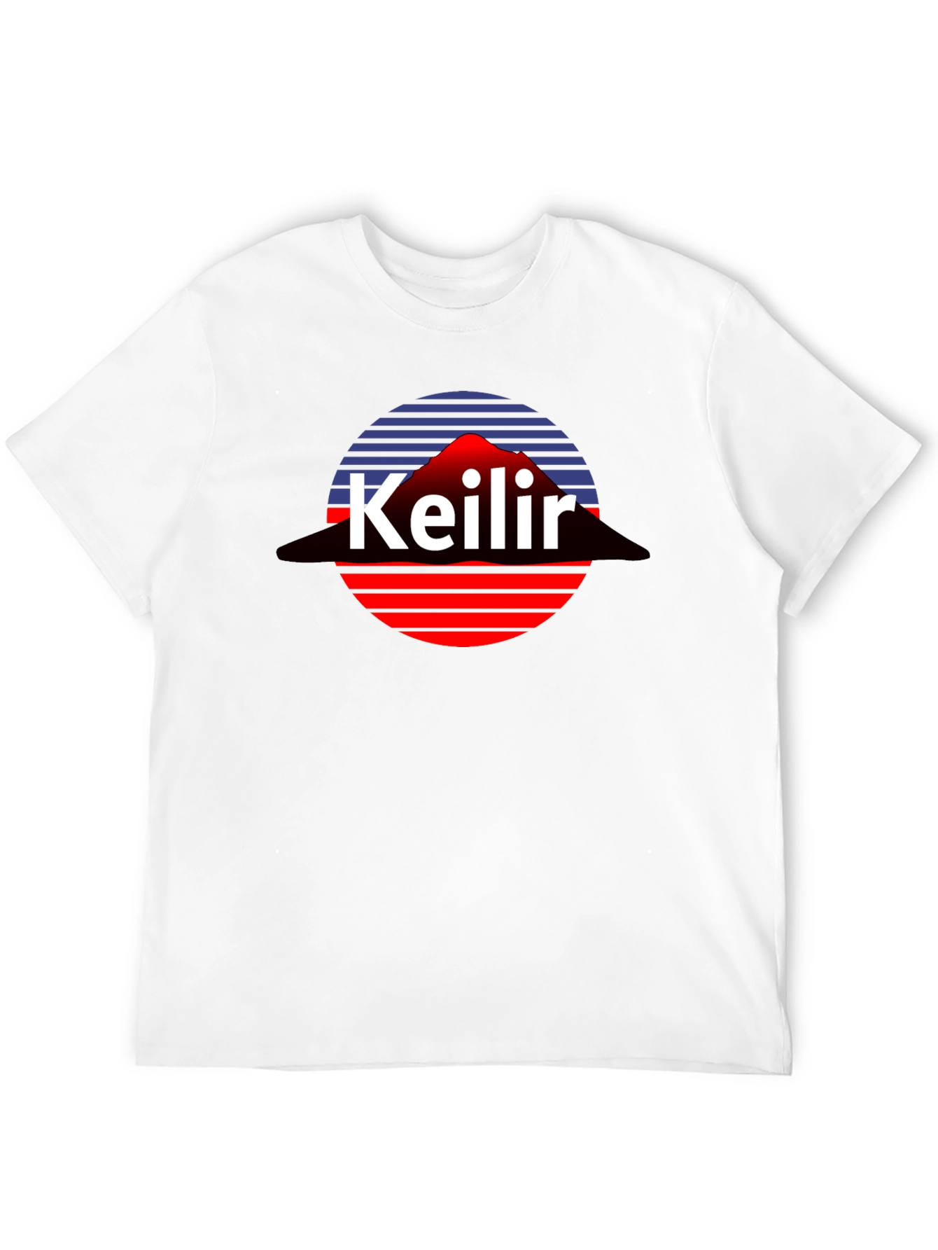 Keilir Retro Tee - Icelandic Mountain Graphic T-Shirt