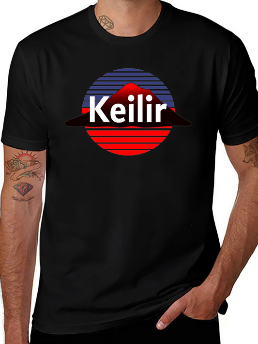 Keilir Retro Tee - Icelandic Mountain Graphic T-Shirt