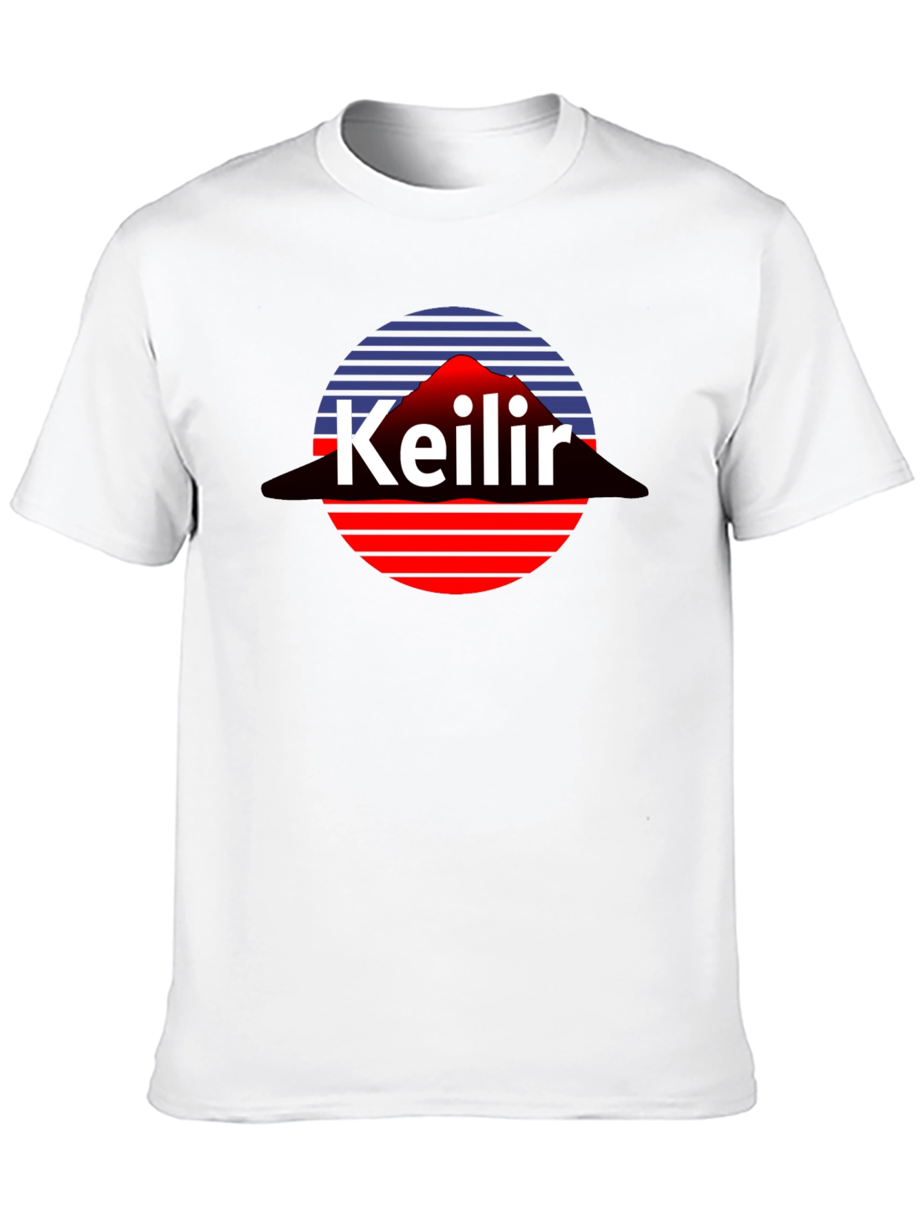 Keilir Retro Tee - Icelandic Mountain Graphic T-Shirt