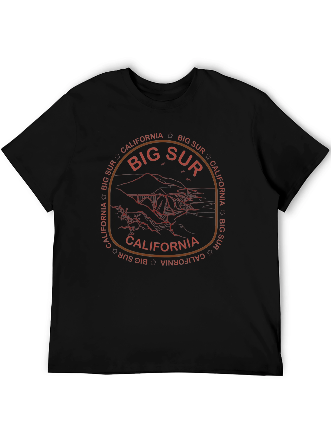 Big Sur California Graphic Tee - Black