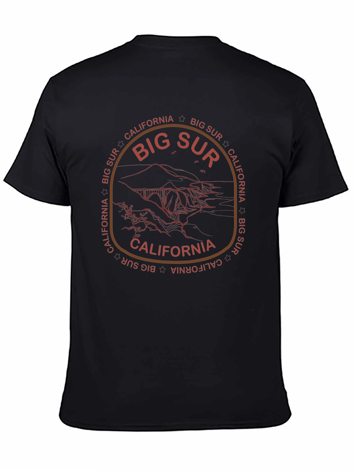Big Sur California Graphic Tee - Black