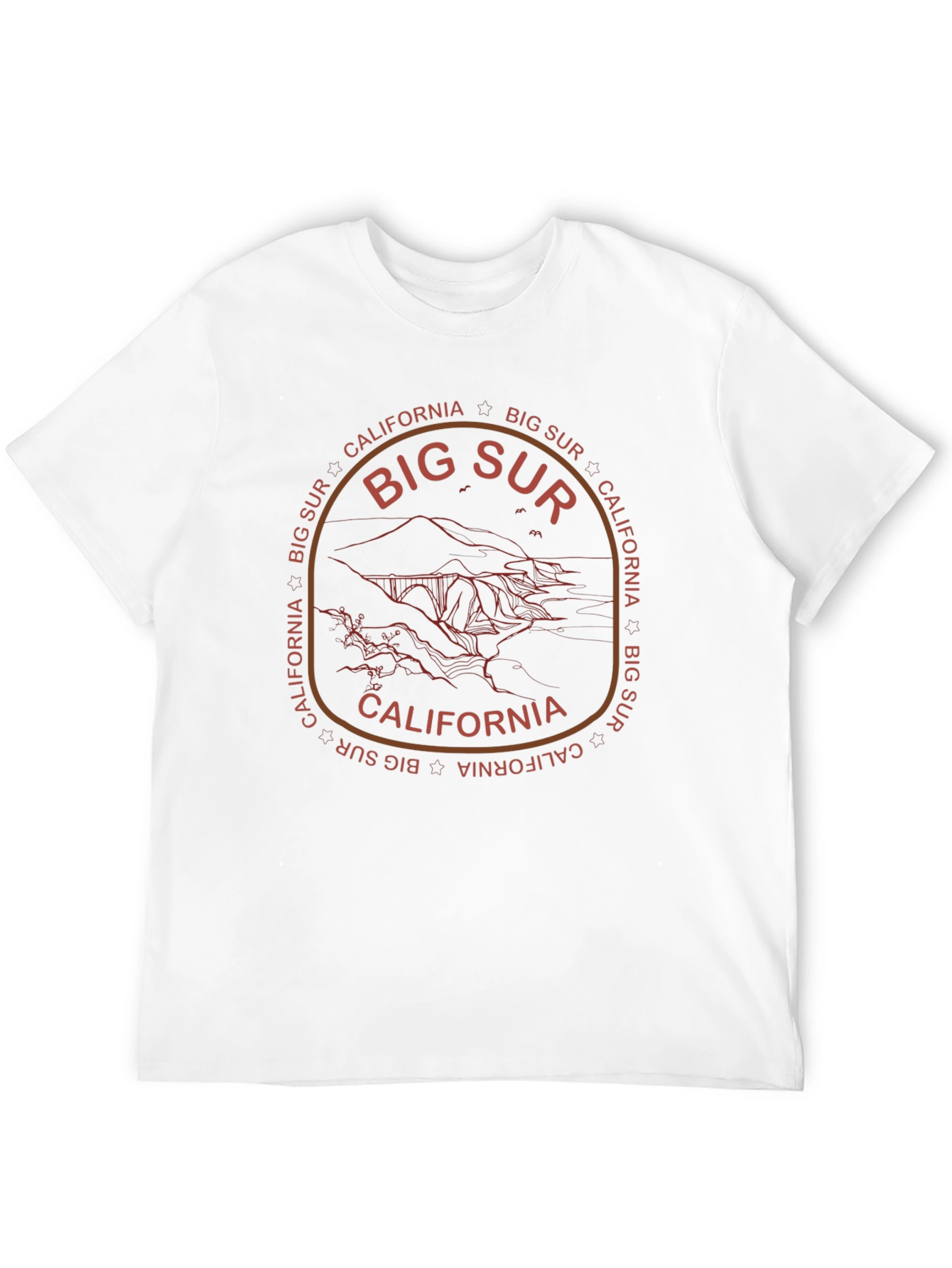 Big Sur California Graphic Tee - Black