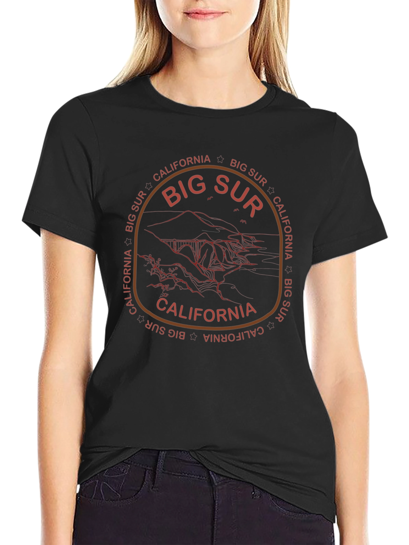 Big Sur California Graphic Tee - Black