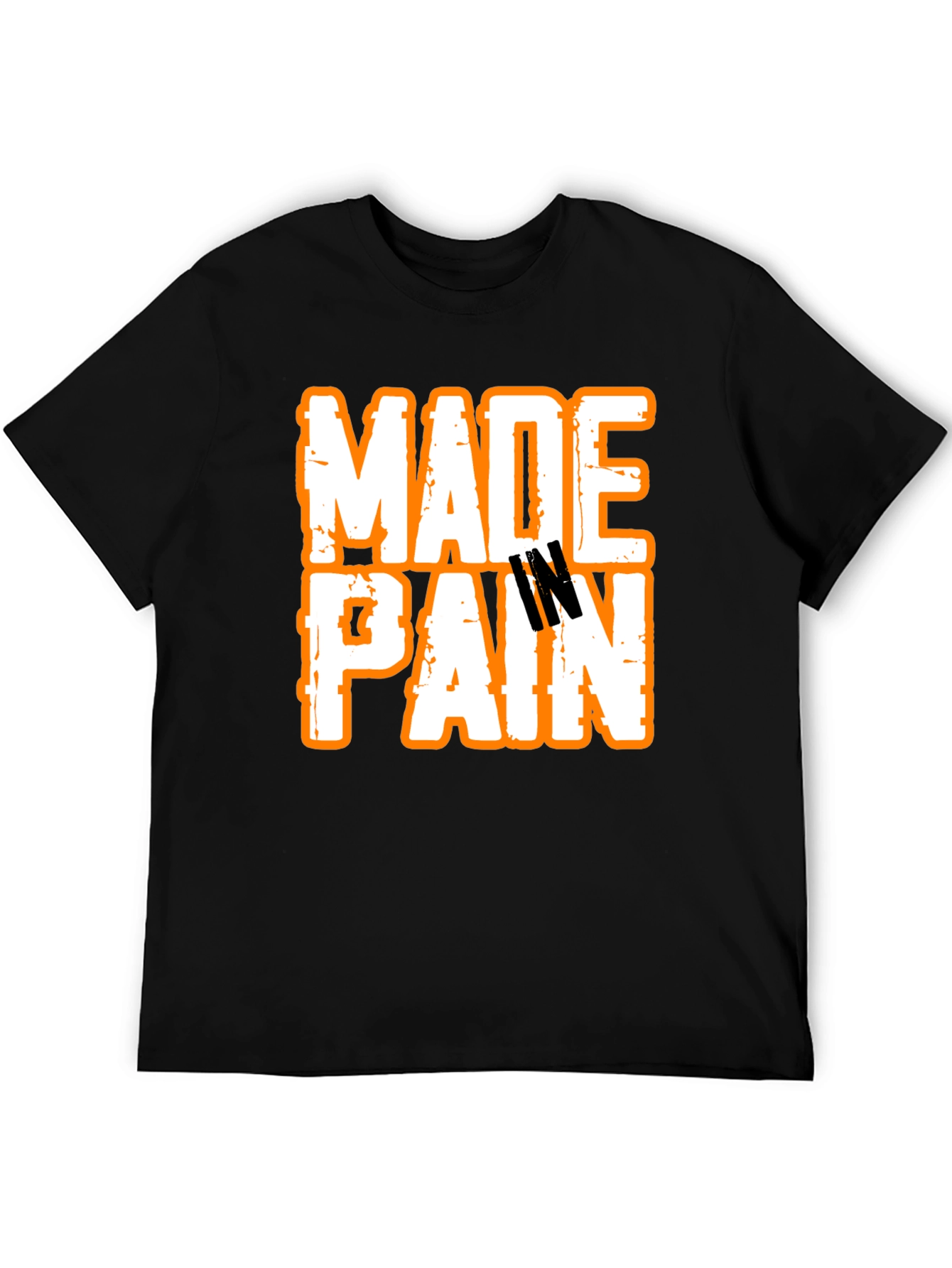 Made In Pain Black Graphic T-Shirt