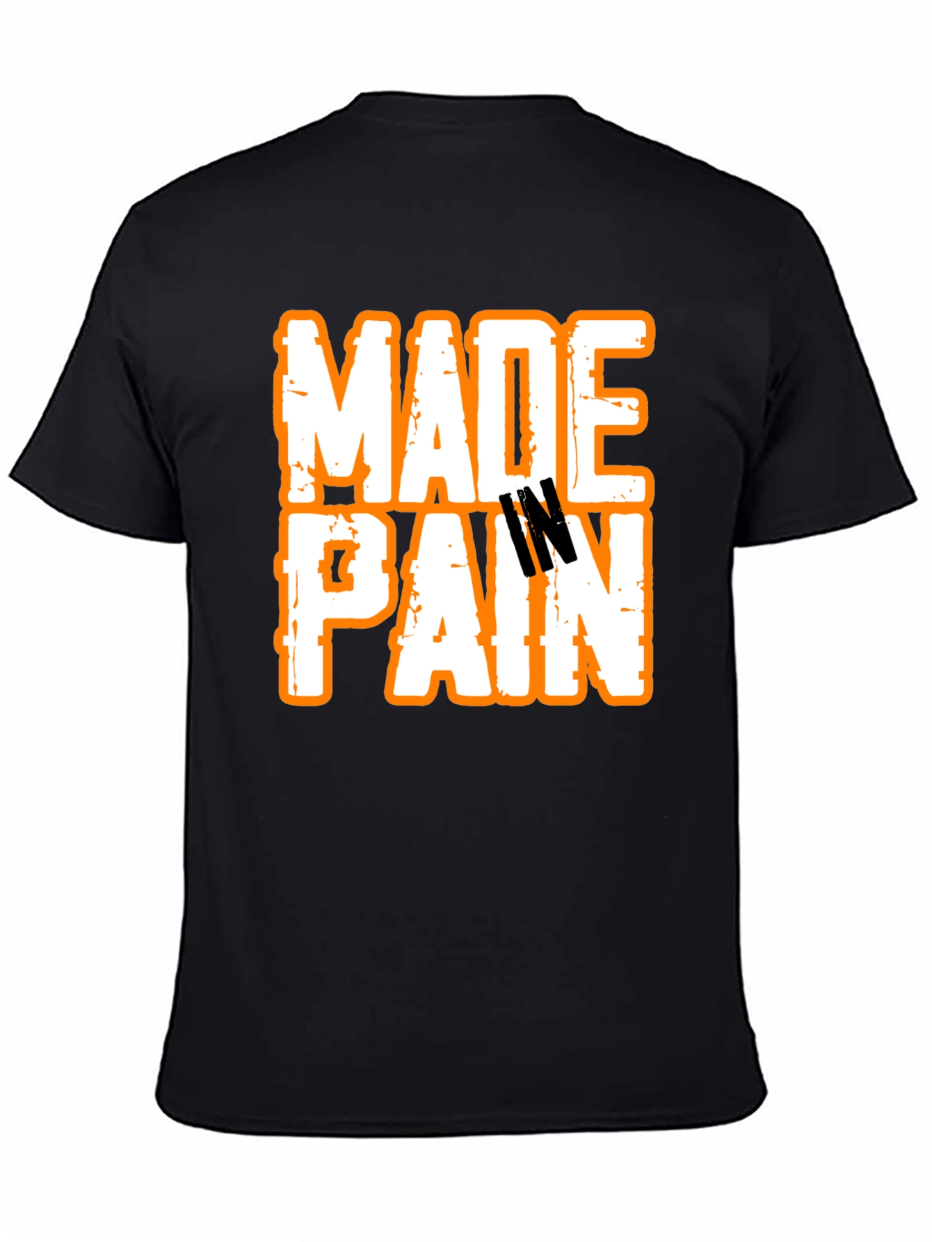 Made In Pain Black Graphic T-Shirt