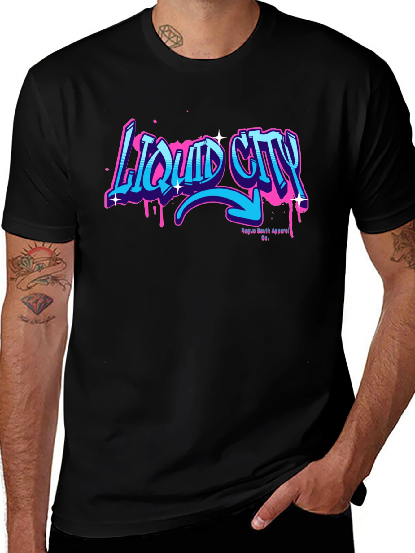 Liquid City Graphic Tee - Rogue South Apparel