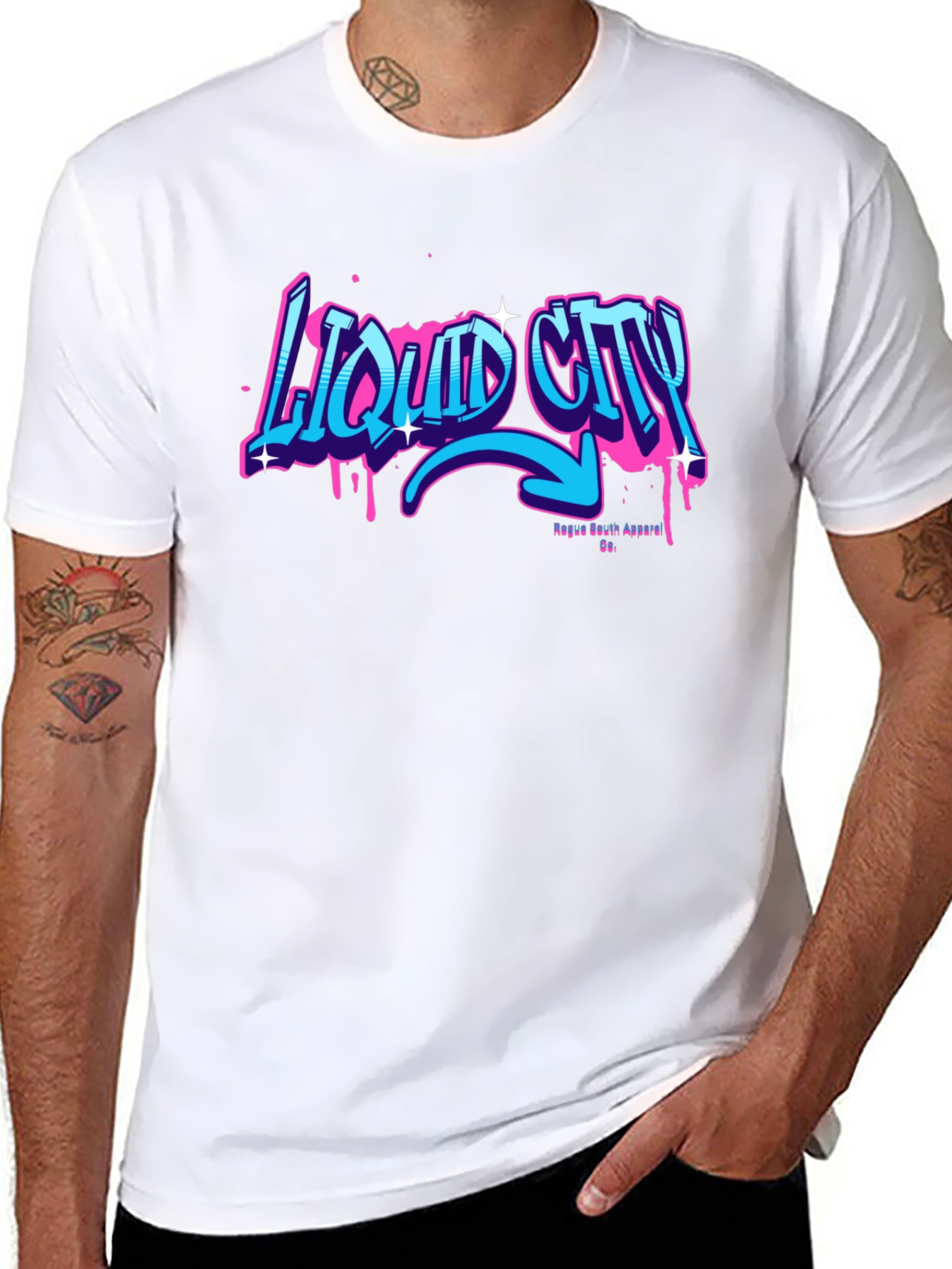 Liquid City Graphic Tee - Rogue South Apparel