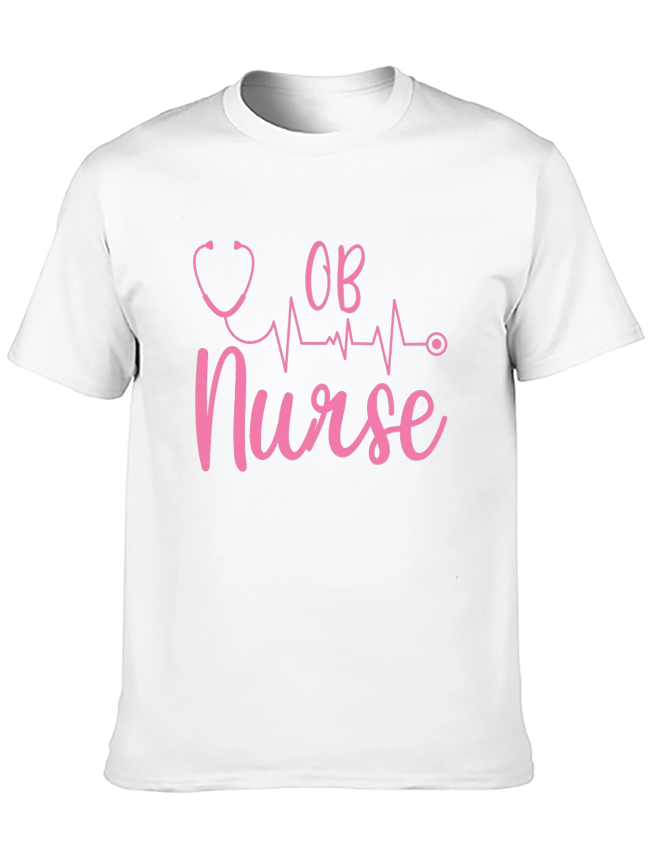 OB Nurse Black T-Shirt