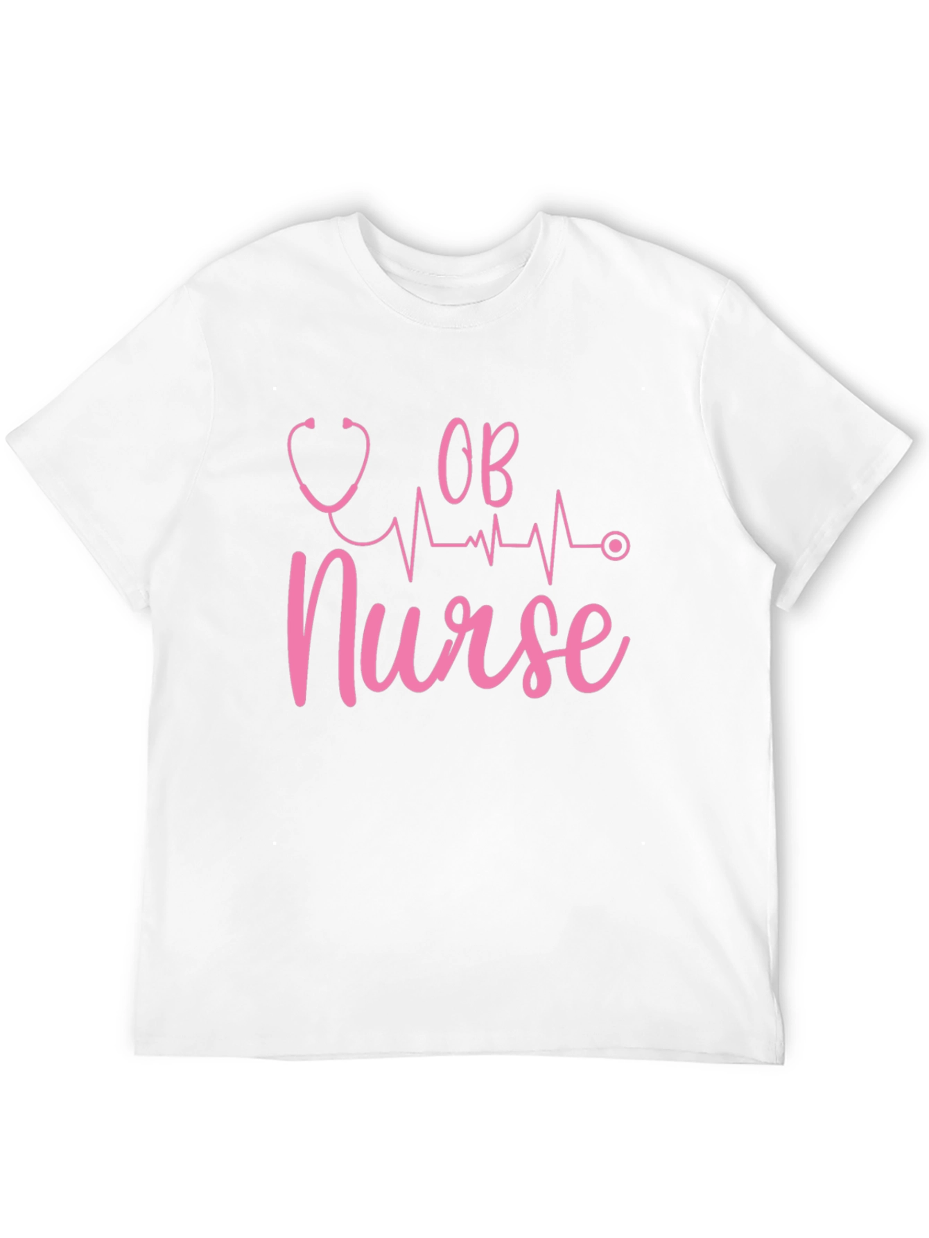 OB Nurse Black T-Shirt