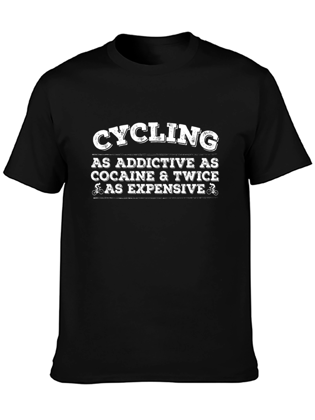 Cycling Addictive Funny Graphic T-Shirt
