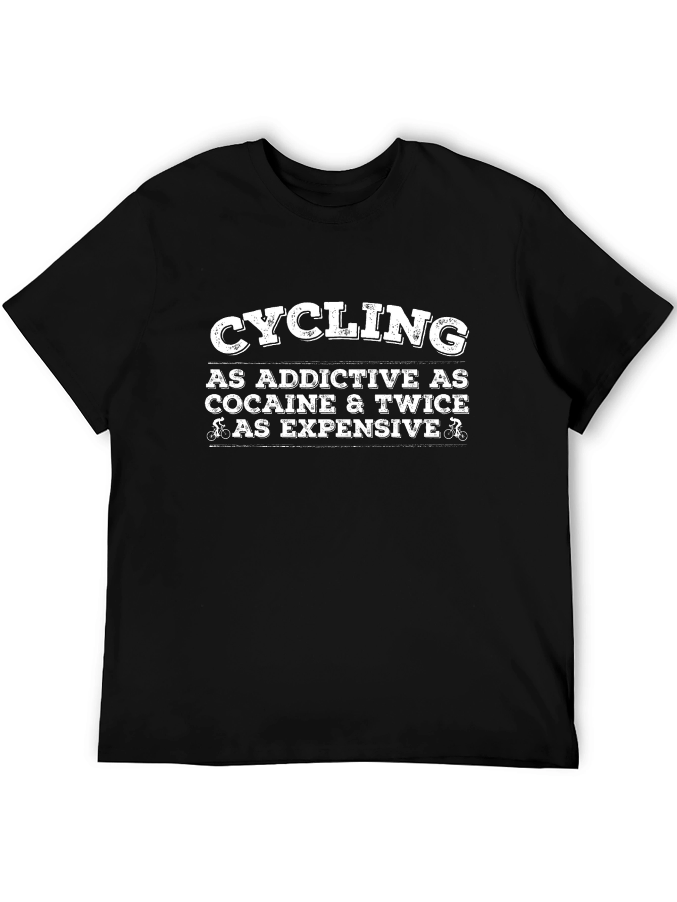 Cycling Addictive Funny Graphic T-Shirt