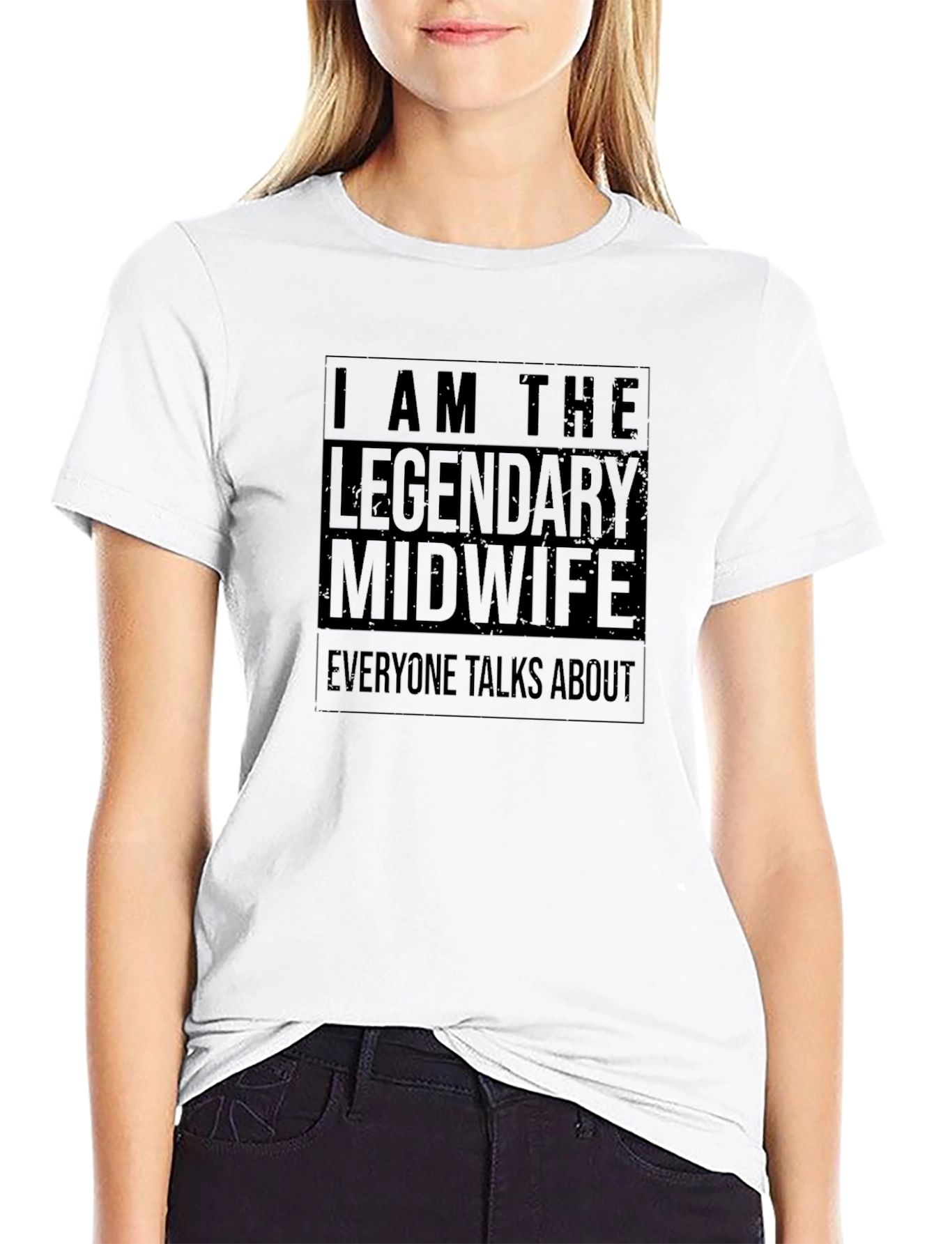 Legendary Midwife Black Graphic Tee