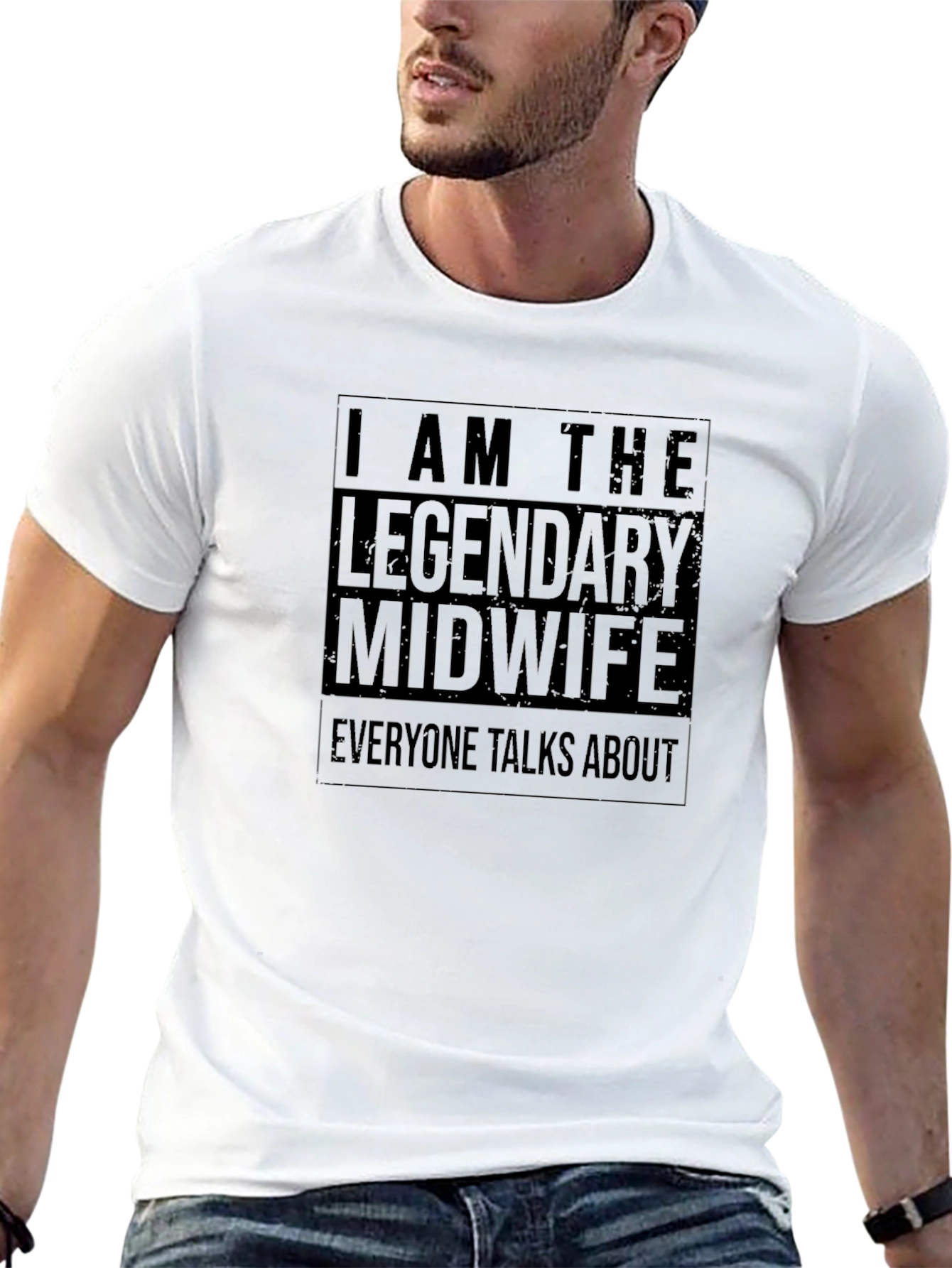 Legendary Midwife Black Graphic Tee
