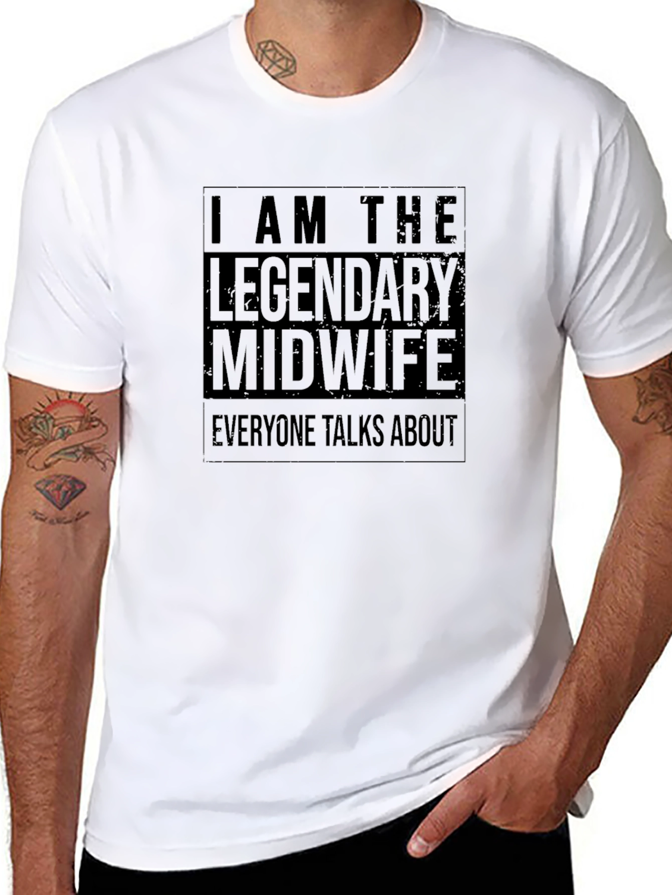 Legendary Midwife Black Graphic Tee