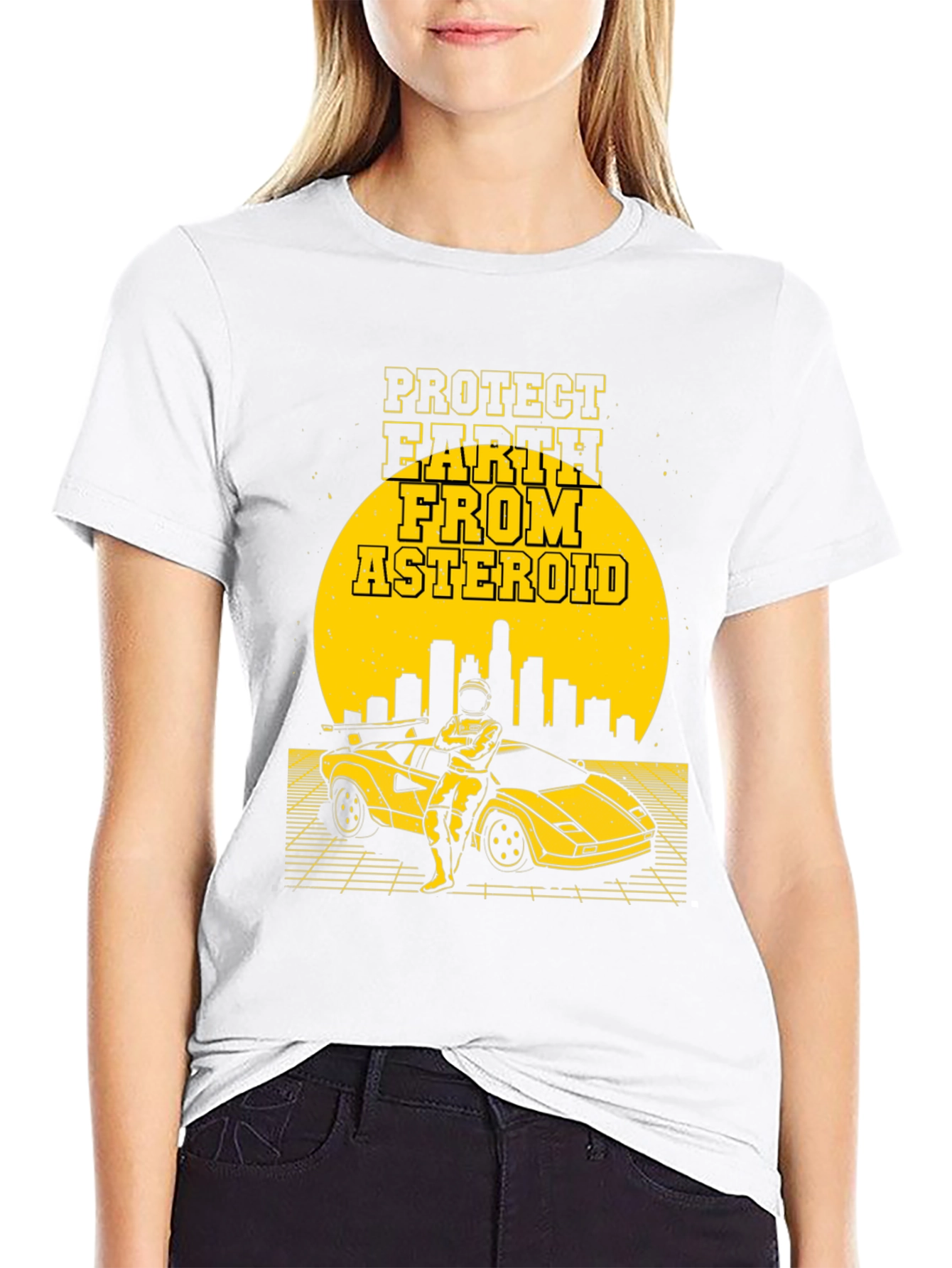 Protect Earth From Asteroid Graphic T-Shirt