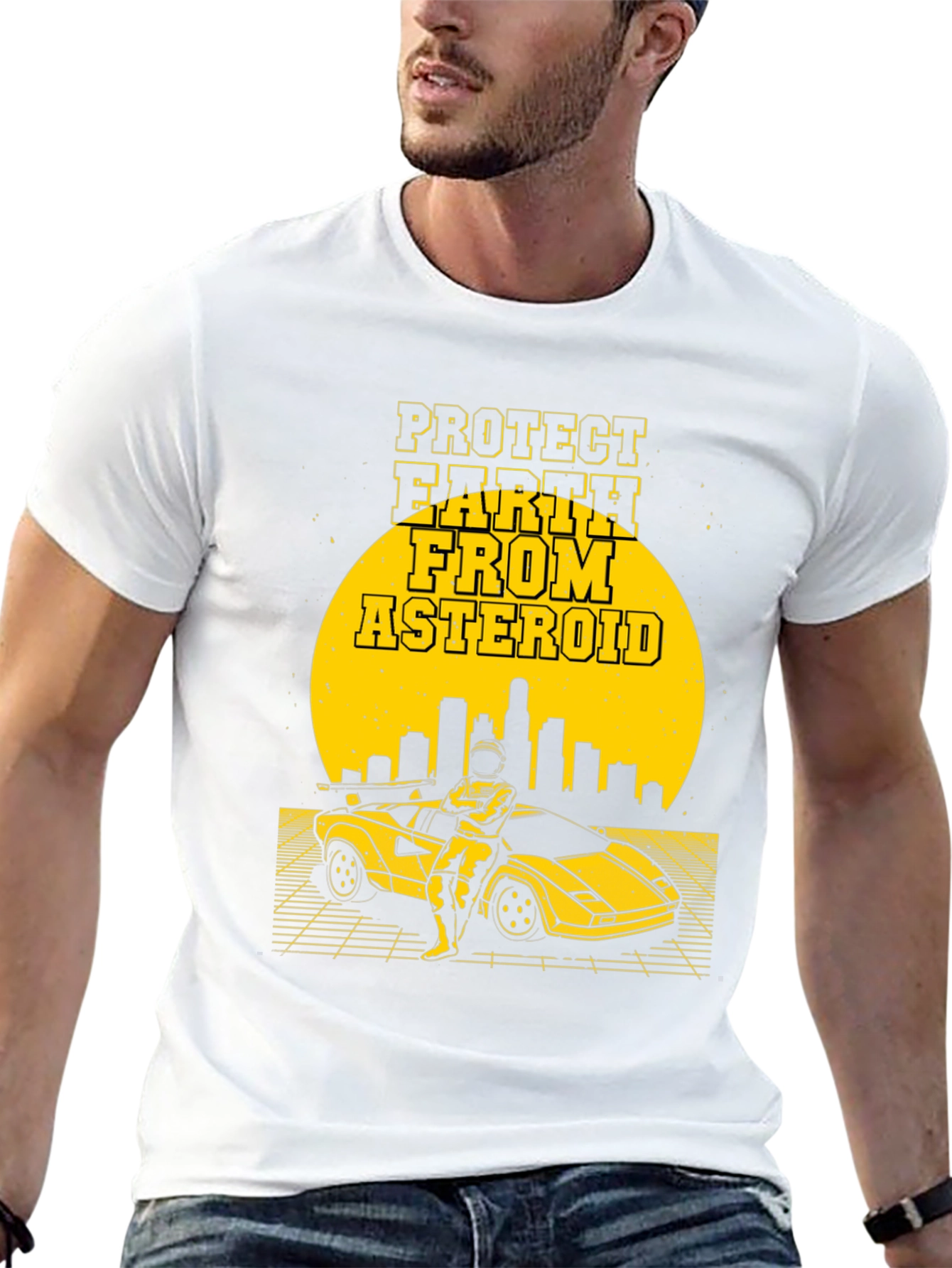 Protect Earth From Asteroid Graphic T-Shirt