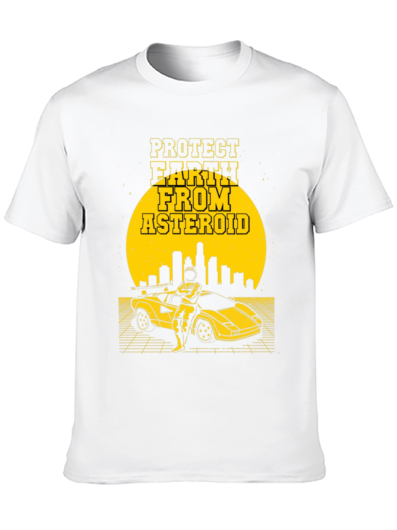 Protect Earth From Asteroid Graphic T-Shirt