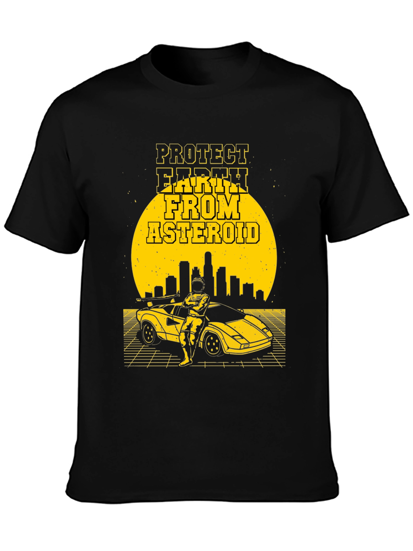 Protect Earth From Asteroid Graphic T-Shirt
