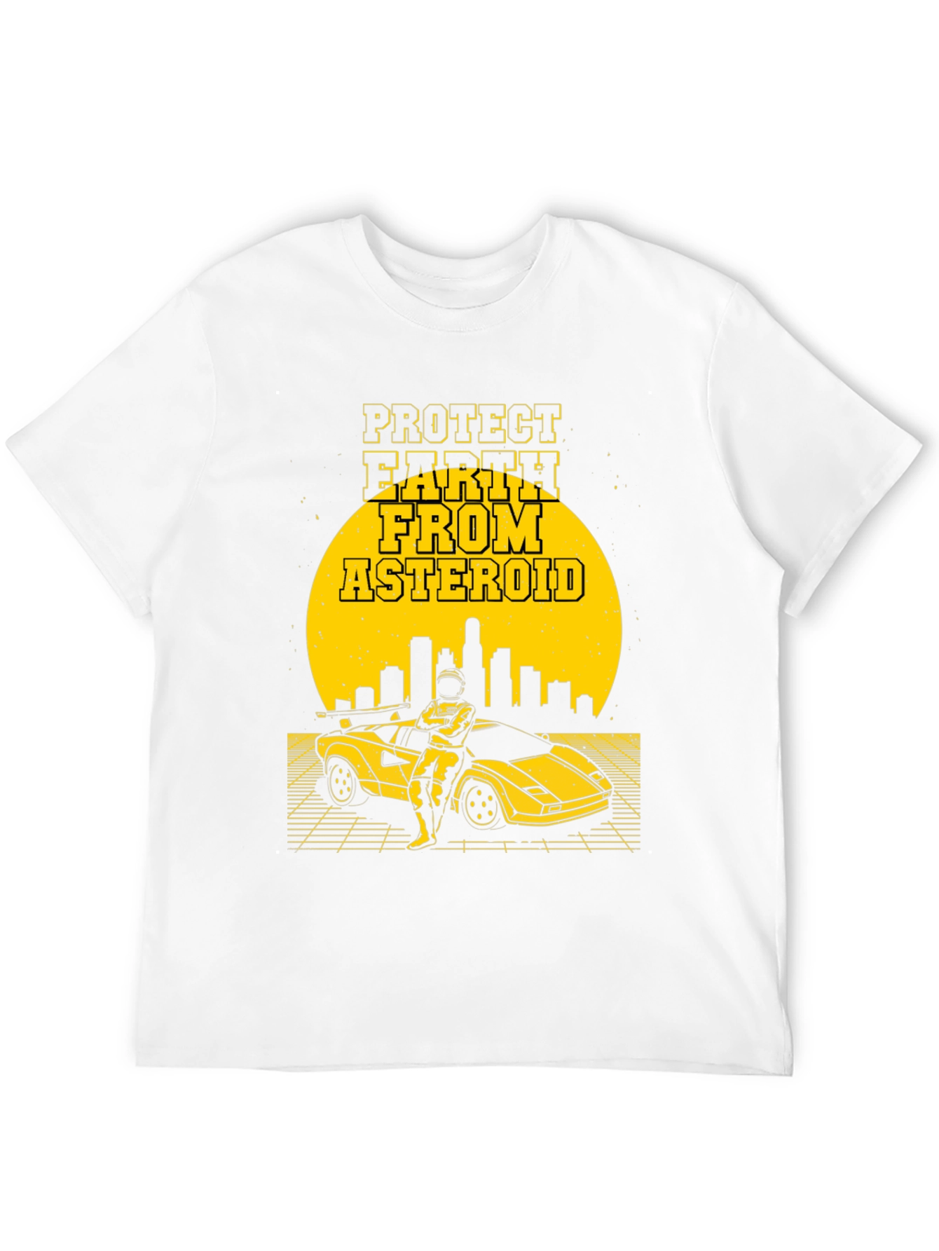 Protect Earth From Asteroid Graphic T-Shirt
