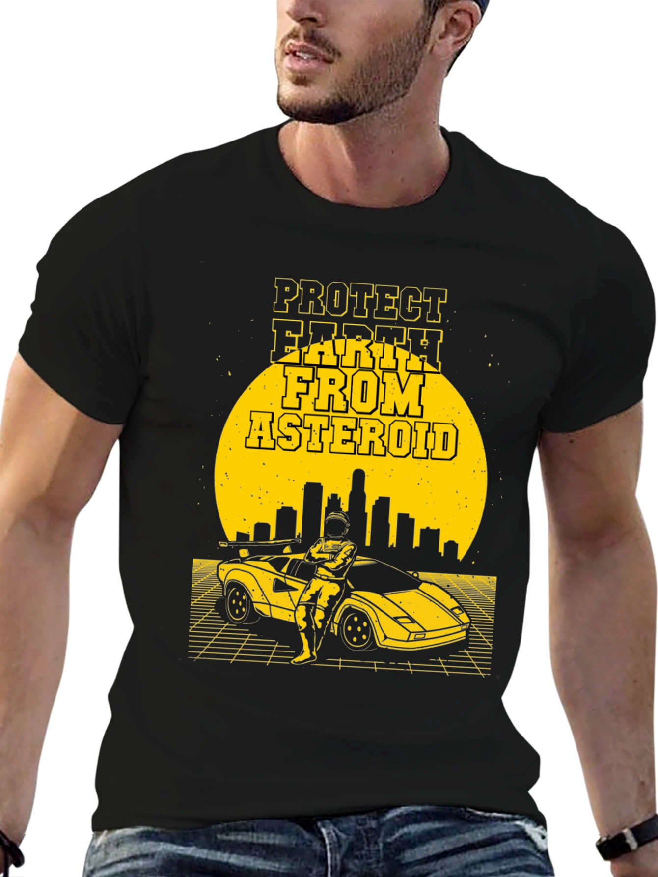 Protect Earth From Asteroid Graphic T-Shirt